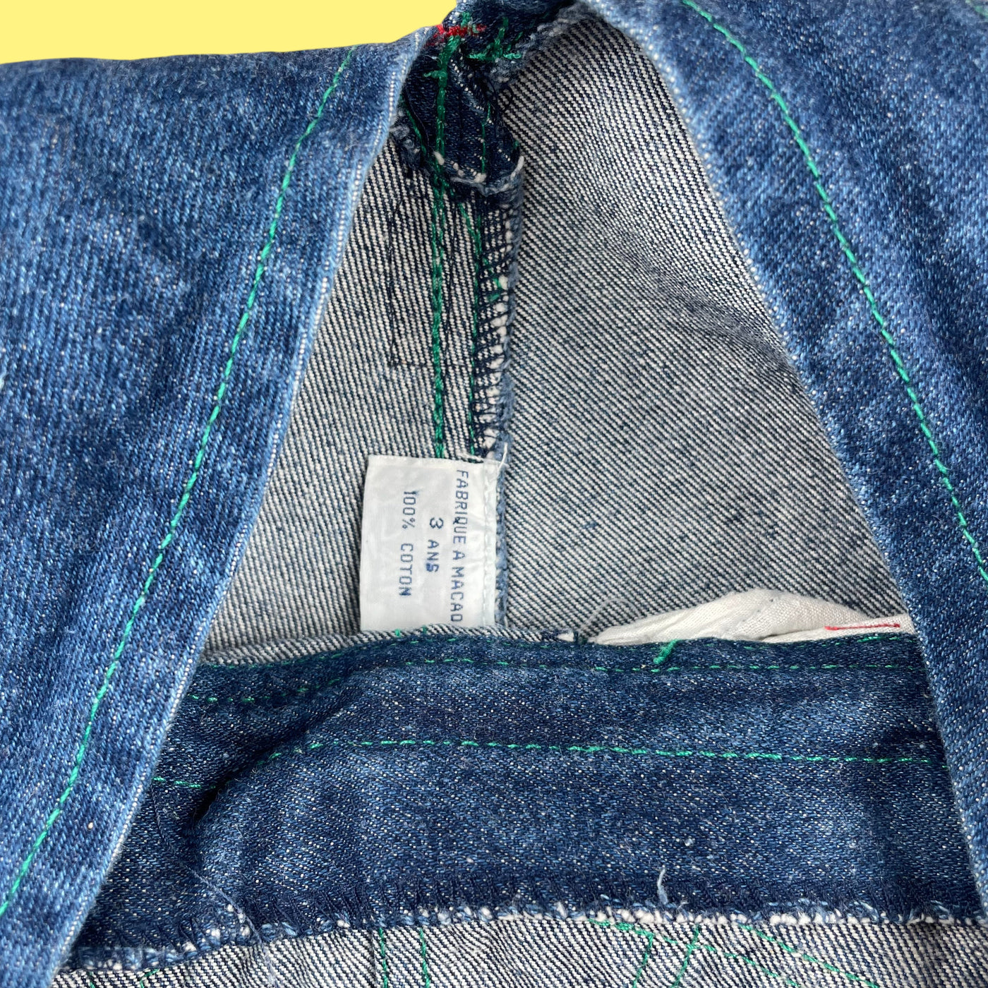 Salopette jean vintage 2-3 ans