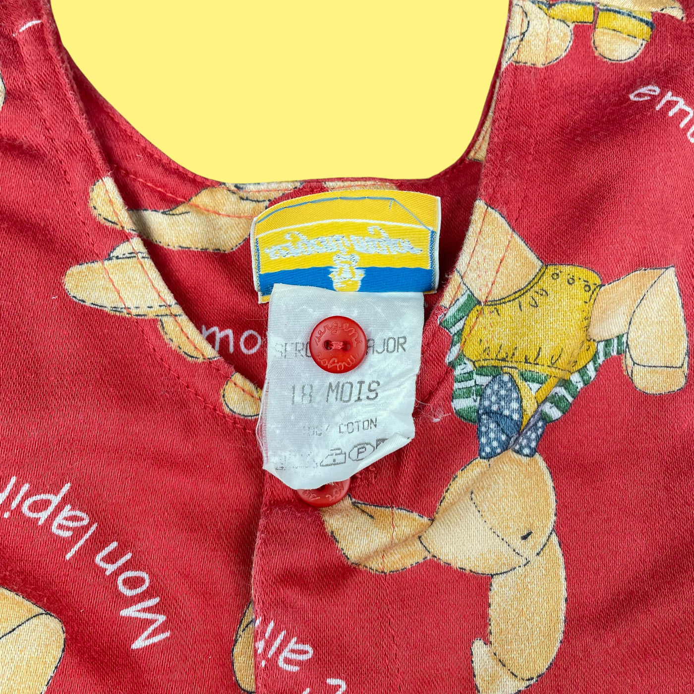 Salopette lapins vintage 18 mois