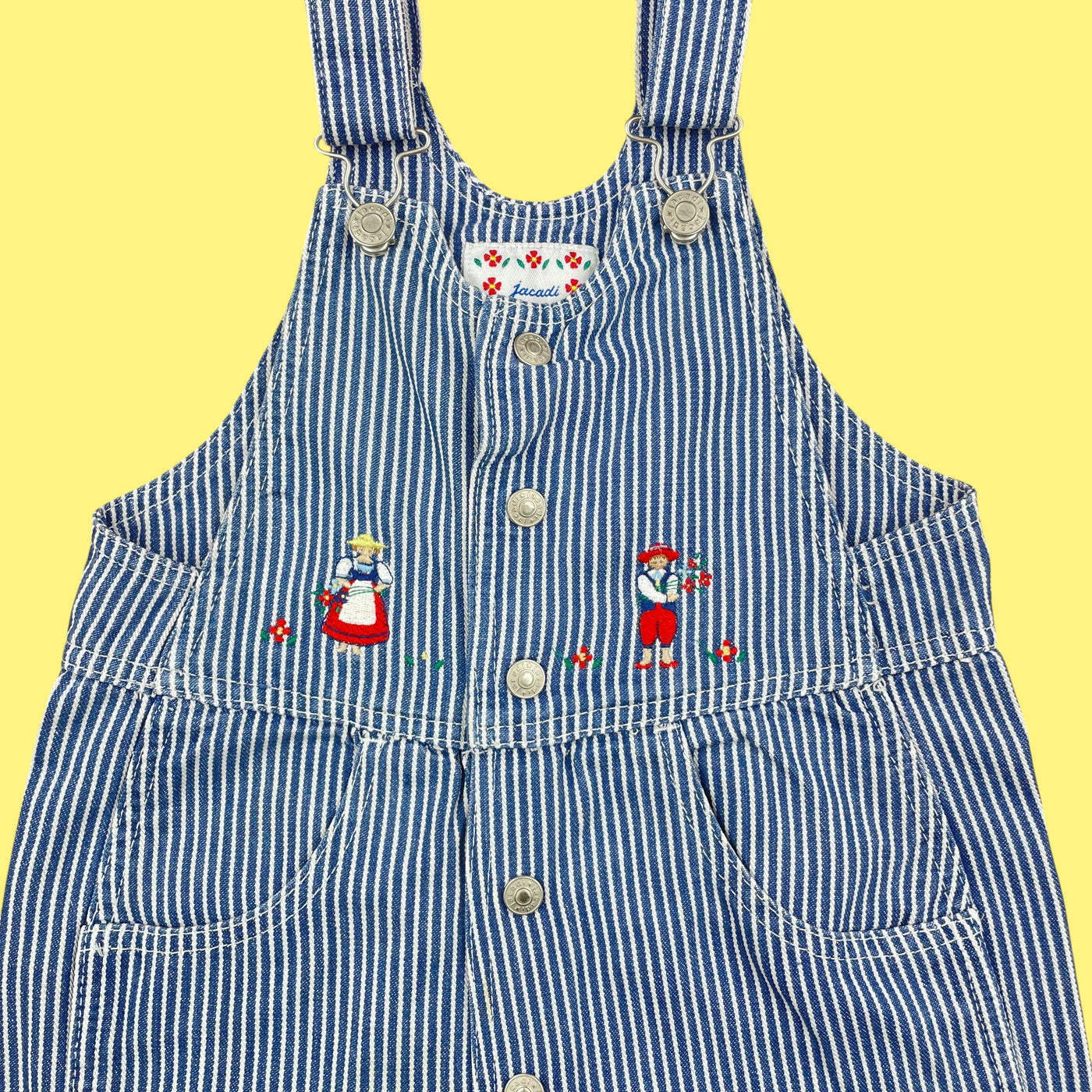 Salopette rayures Jacadi vintage 7 ans