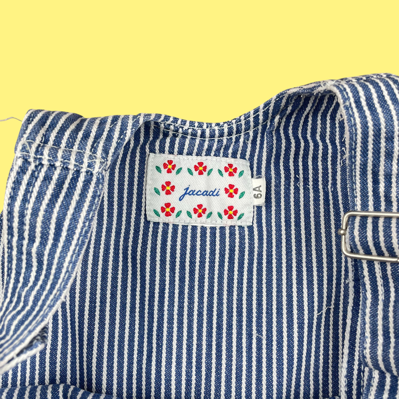 Salopette rayures Jacadi vintage 7 ans