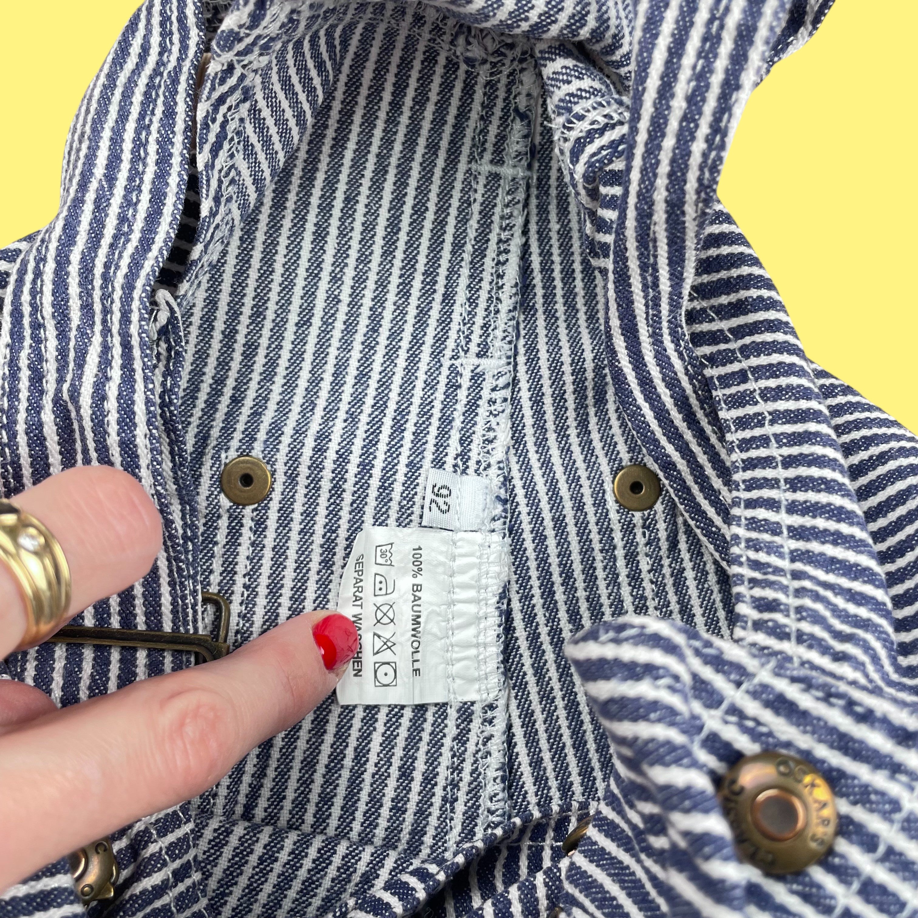 Salopette rayures vintage 18-24 mois