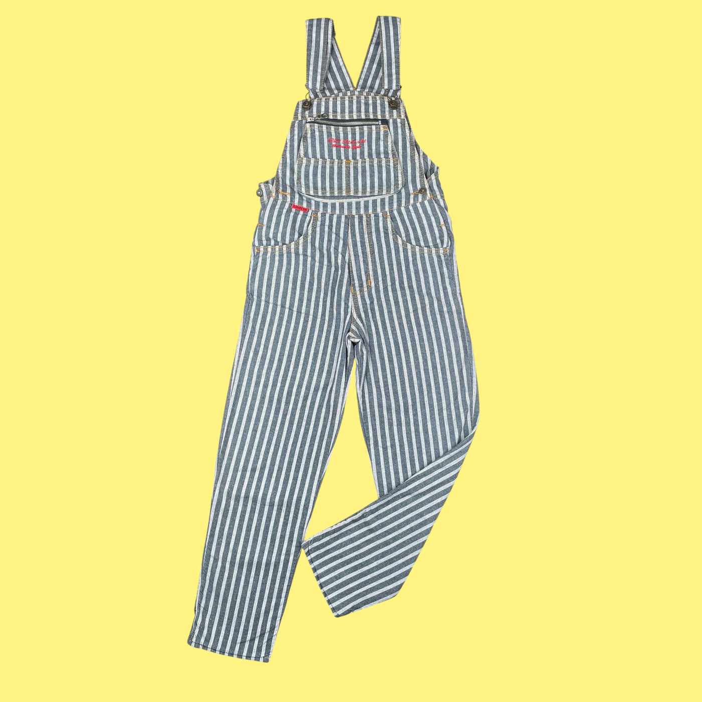 Salopette rayures vintage 8-10 ans