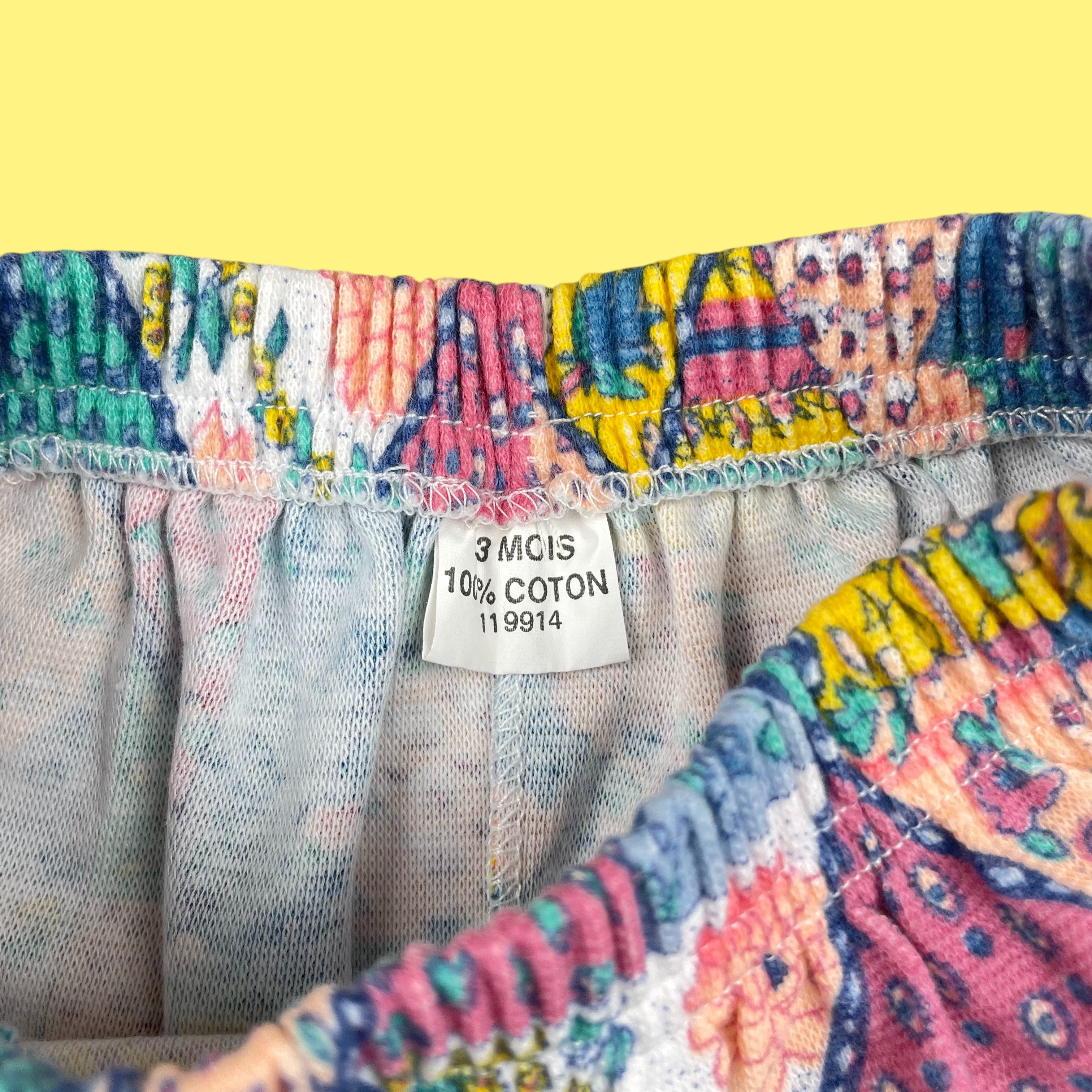 Pantalon patchwork vintage 2-3 ans