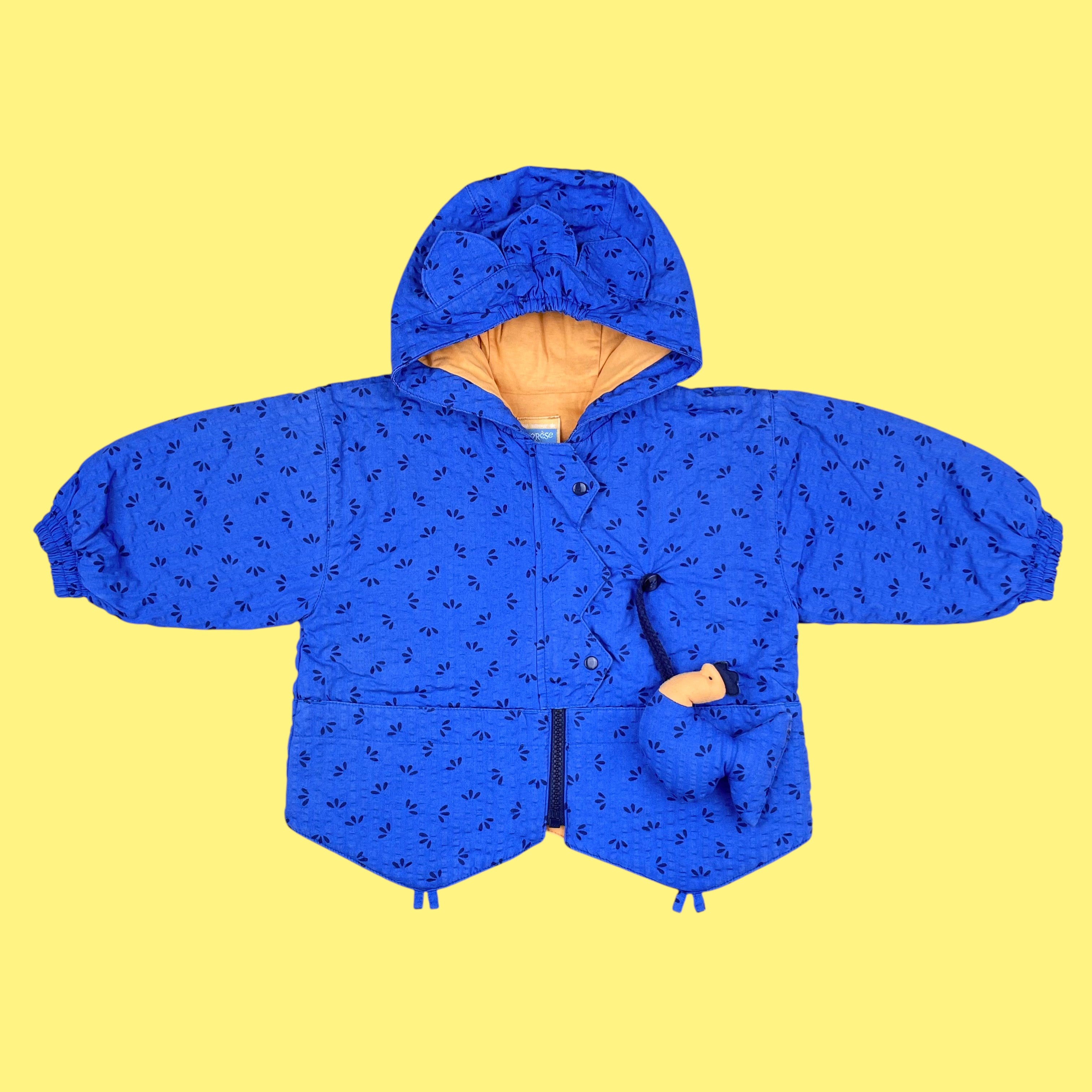 Blouson vintage poule 12-18 mois