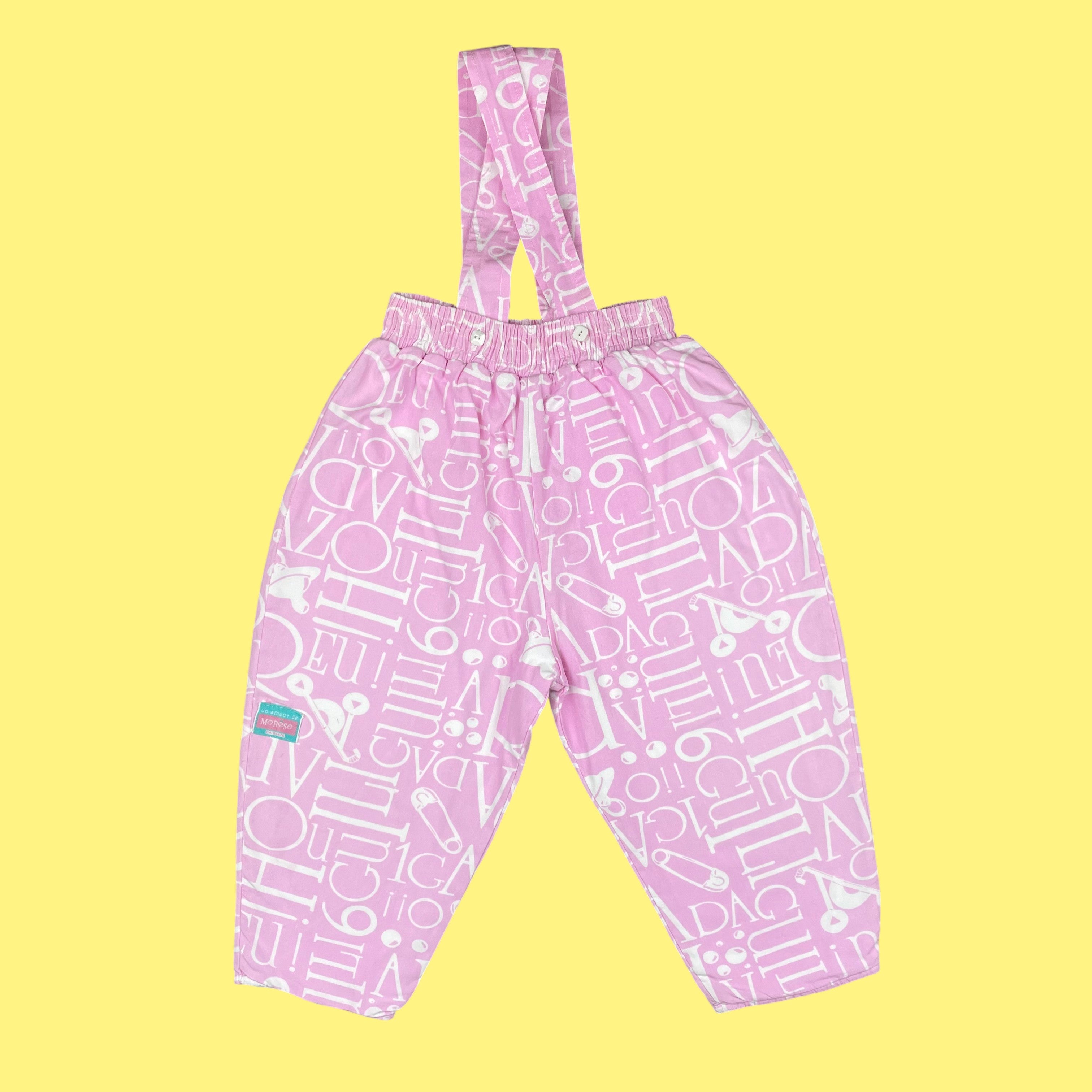 Pantalon lettres vintage 18 mois