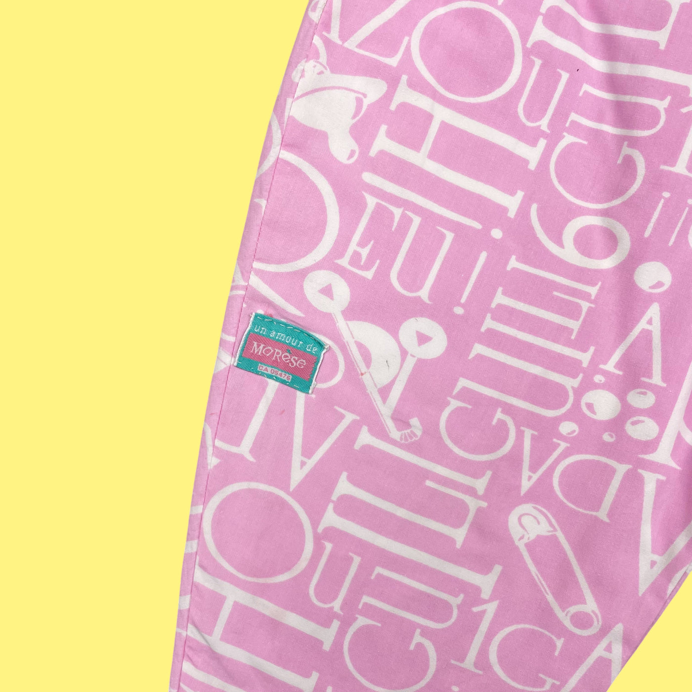 Pantalon lettres vintage 18 mois