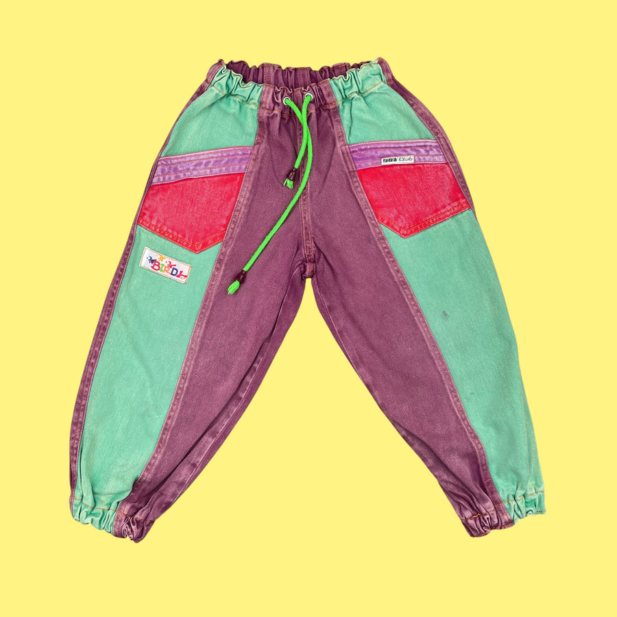 Pantalon color block vintage 5 ans