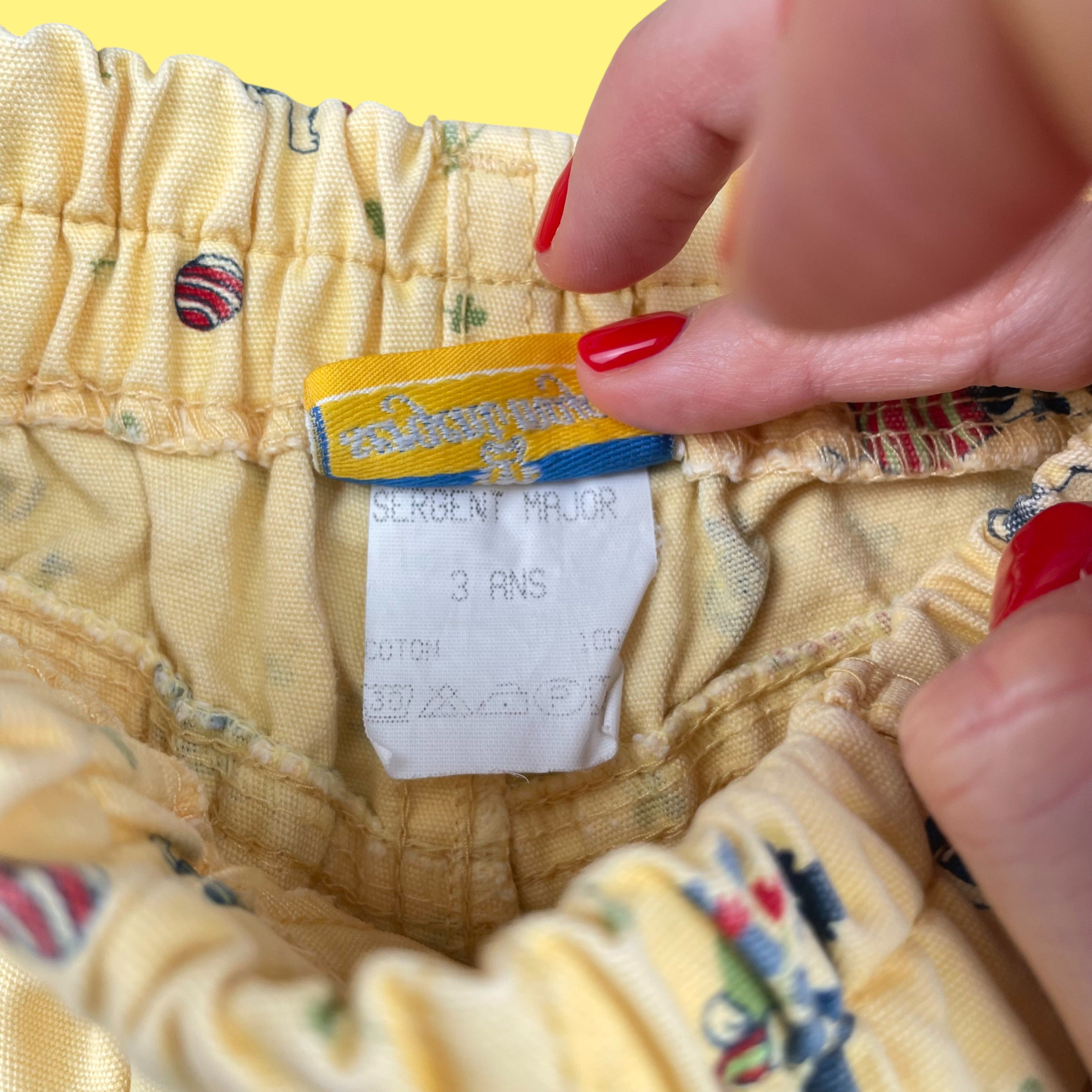 Pantalon toutous vintage 3 ans