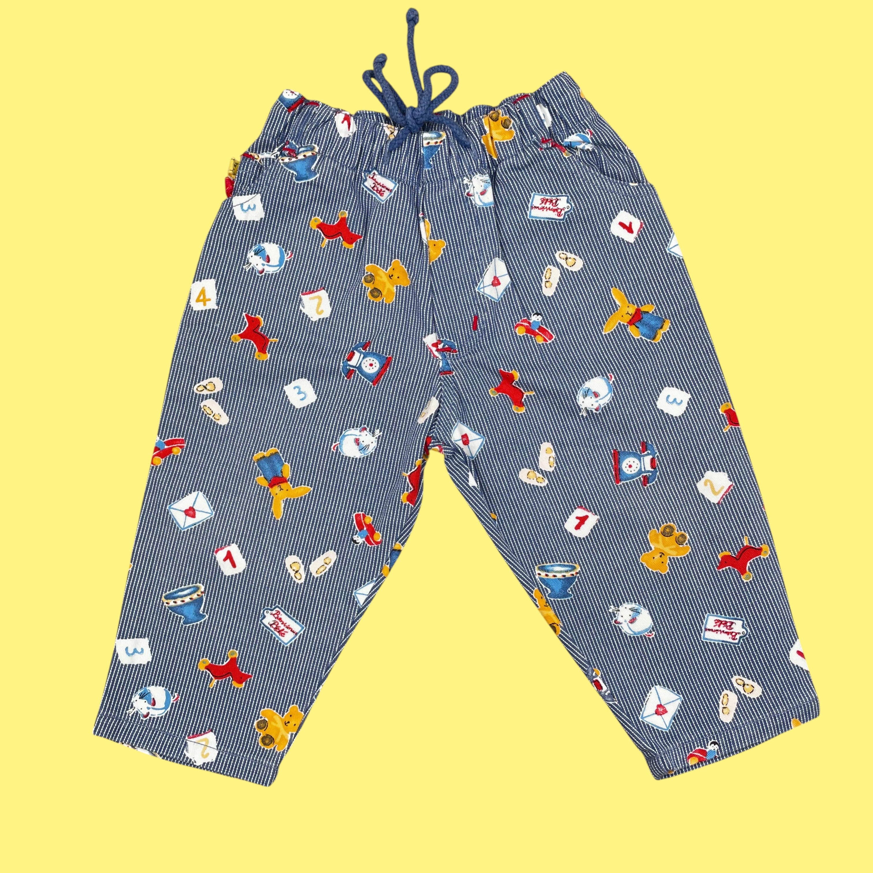 Pantalon vintage milleraies 12 mois