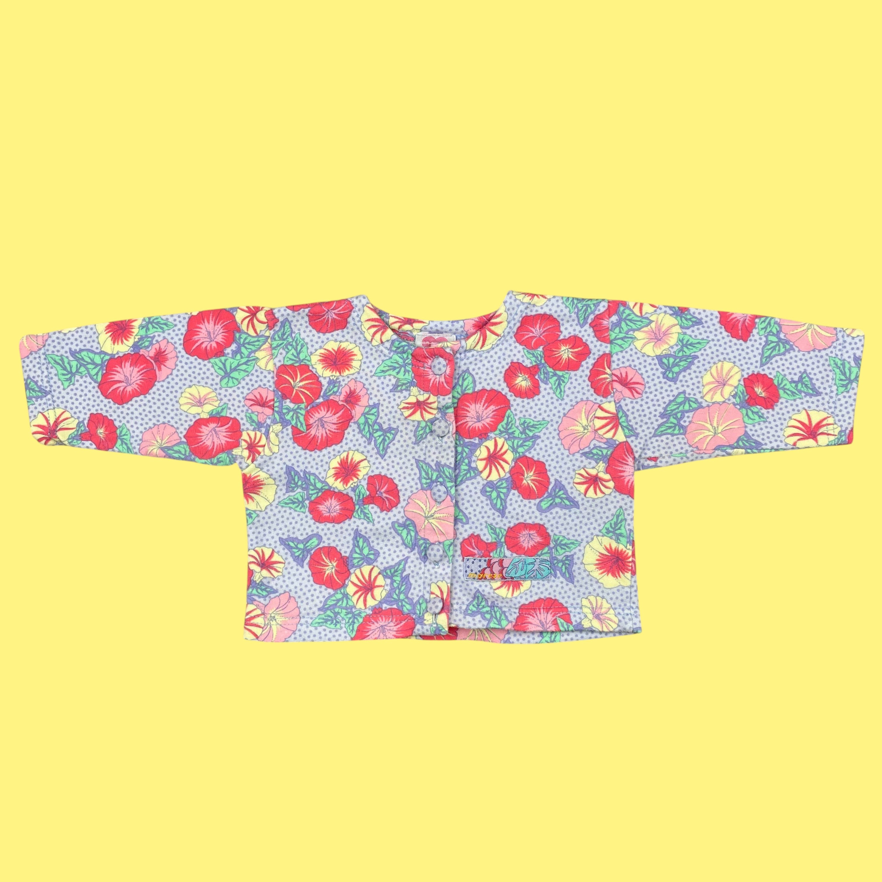 Ensemble fleuri vintage 6 mois