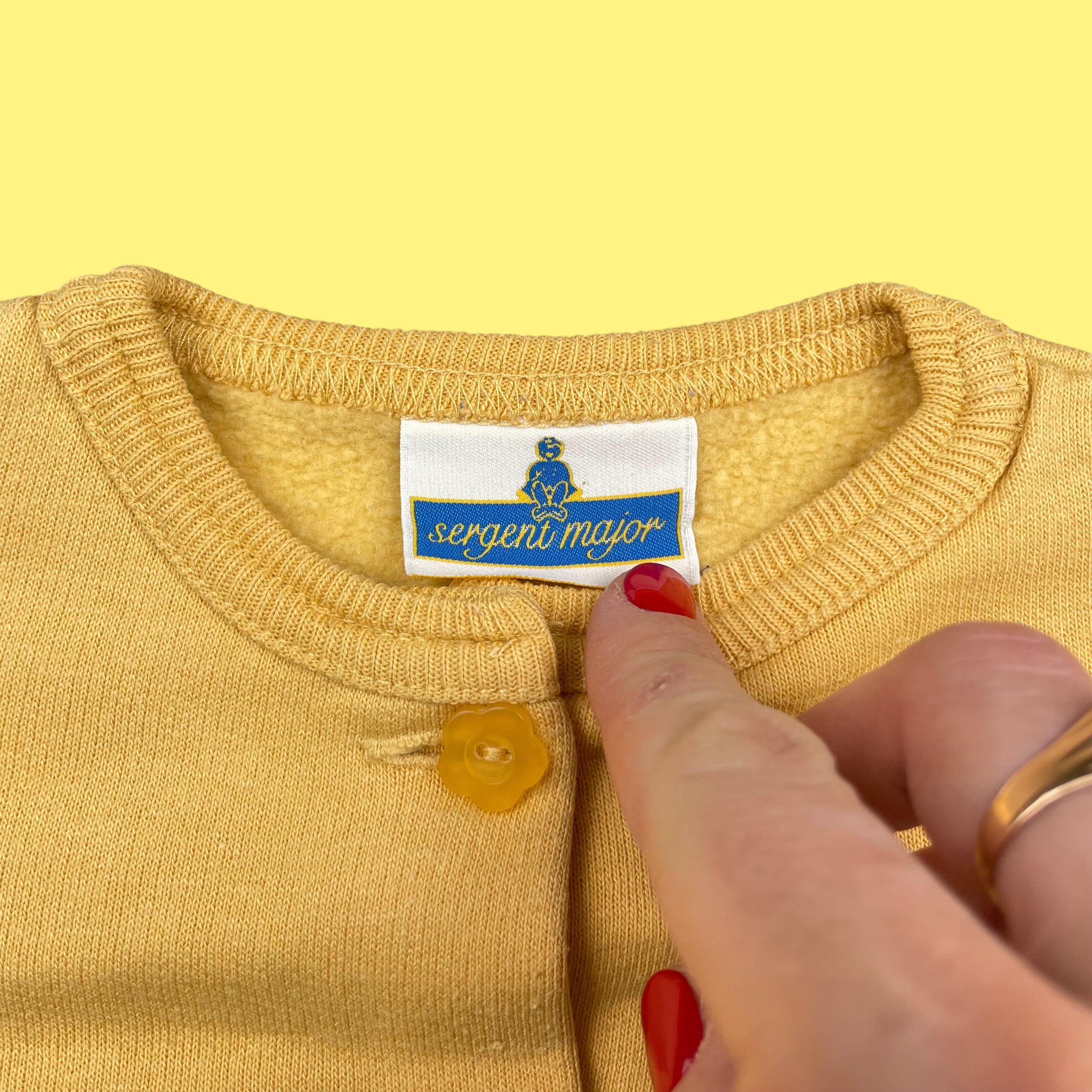 Gilet fleurs vintage 12 mois