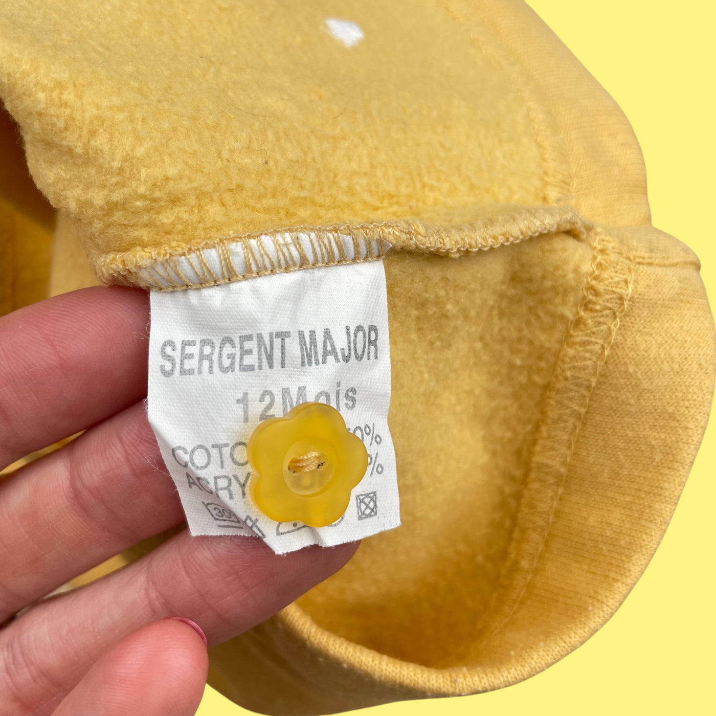 Gilet fleurs vintage 12 mois