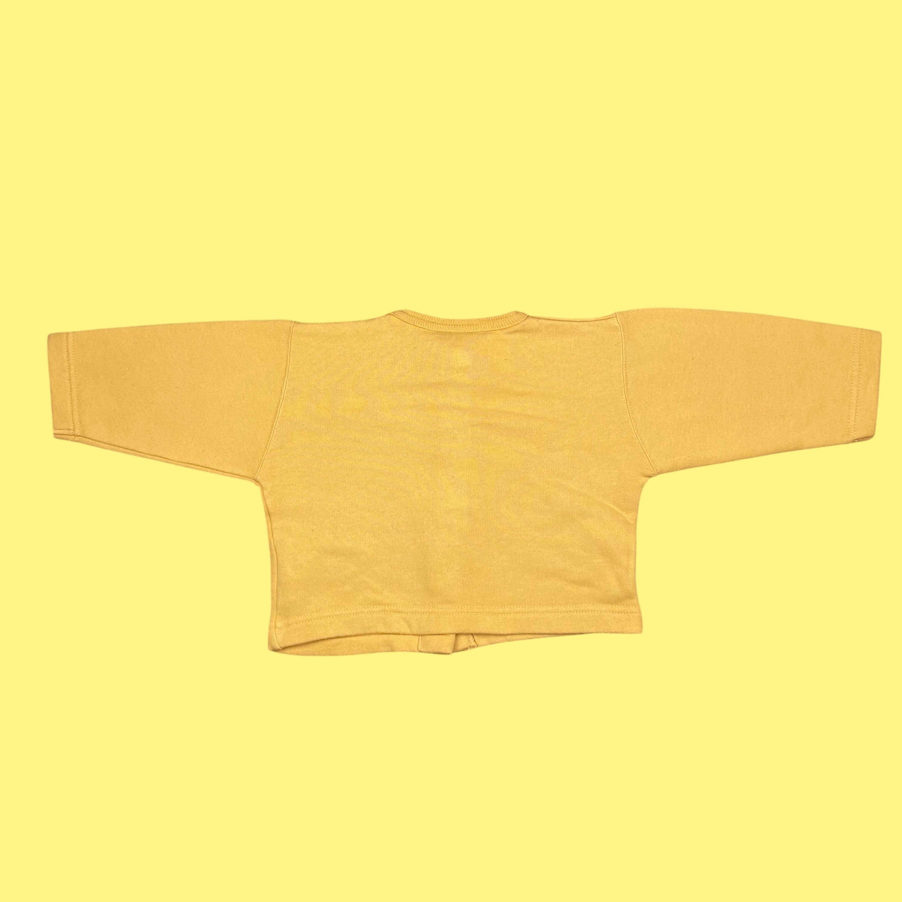 Gilet fleurs vintage 12 mois