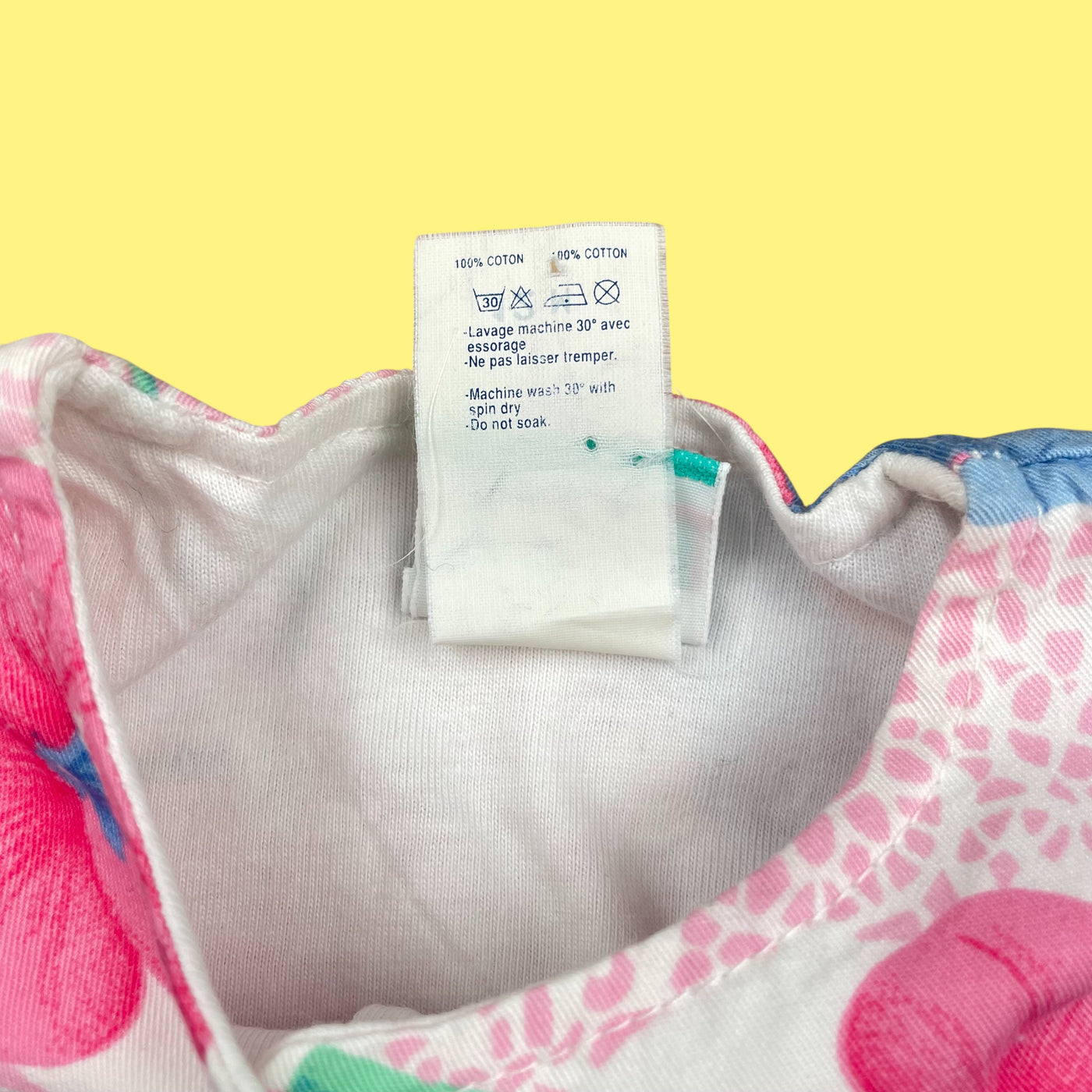 Gilet fleurs vintage 12 mois