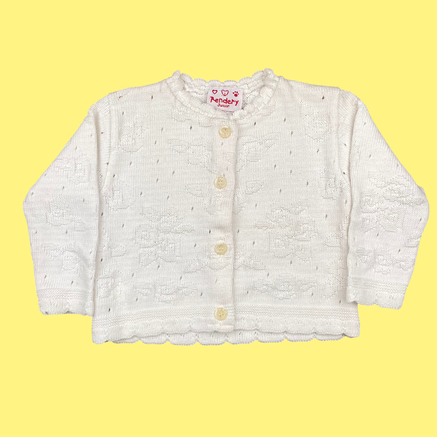 Gilet coton ajouré vintage 3 ans