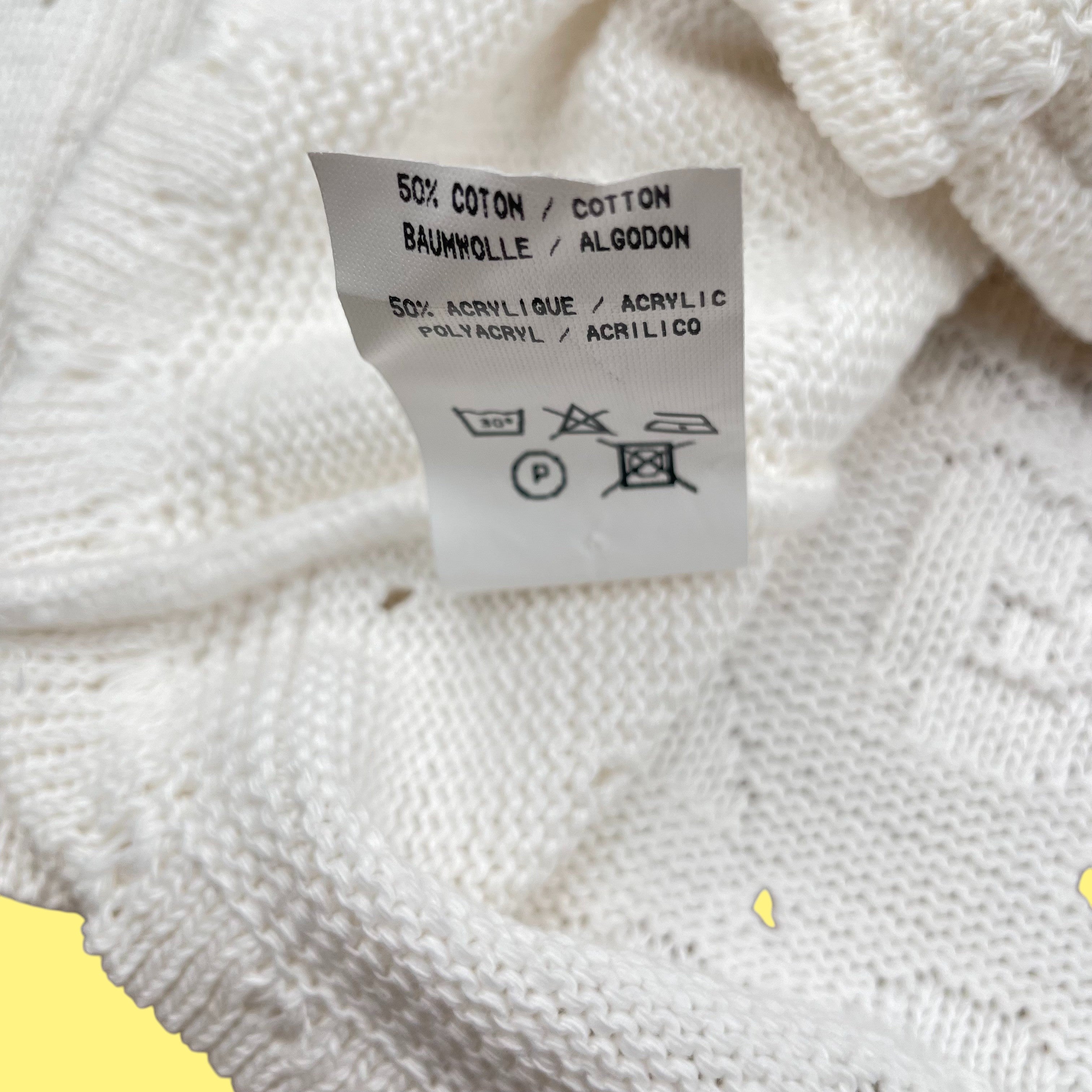 Gilet coton ajouré vintage 3 ans