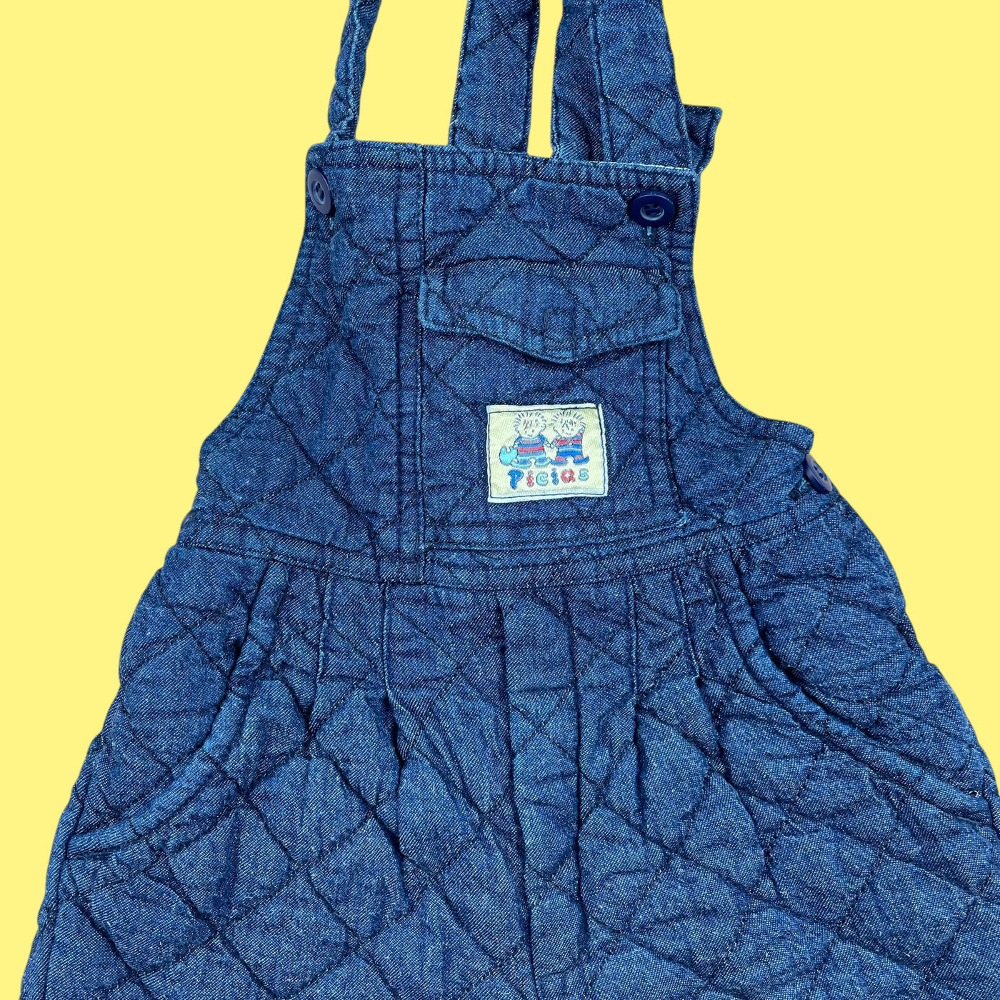 Salopette jean vintage deadstock 3-4-5 ans