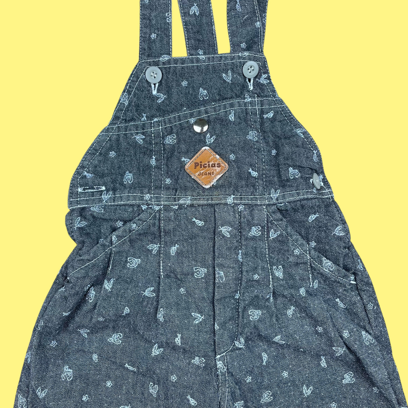 Salopette jean vintage deadstock 3-4-5 ans