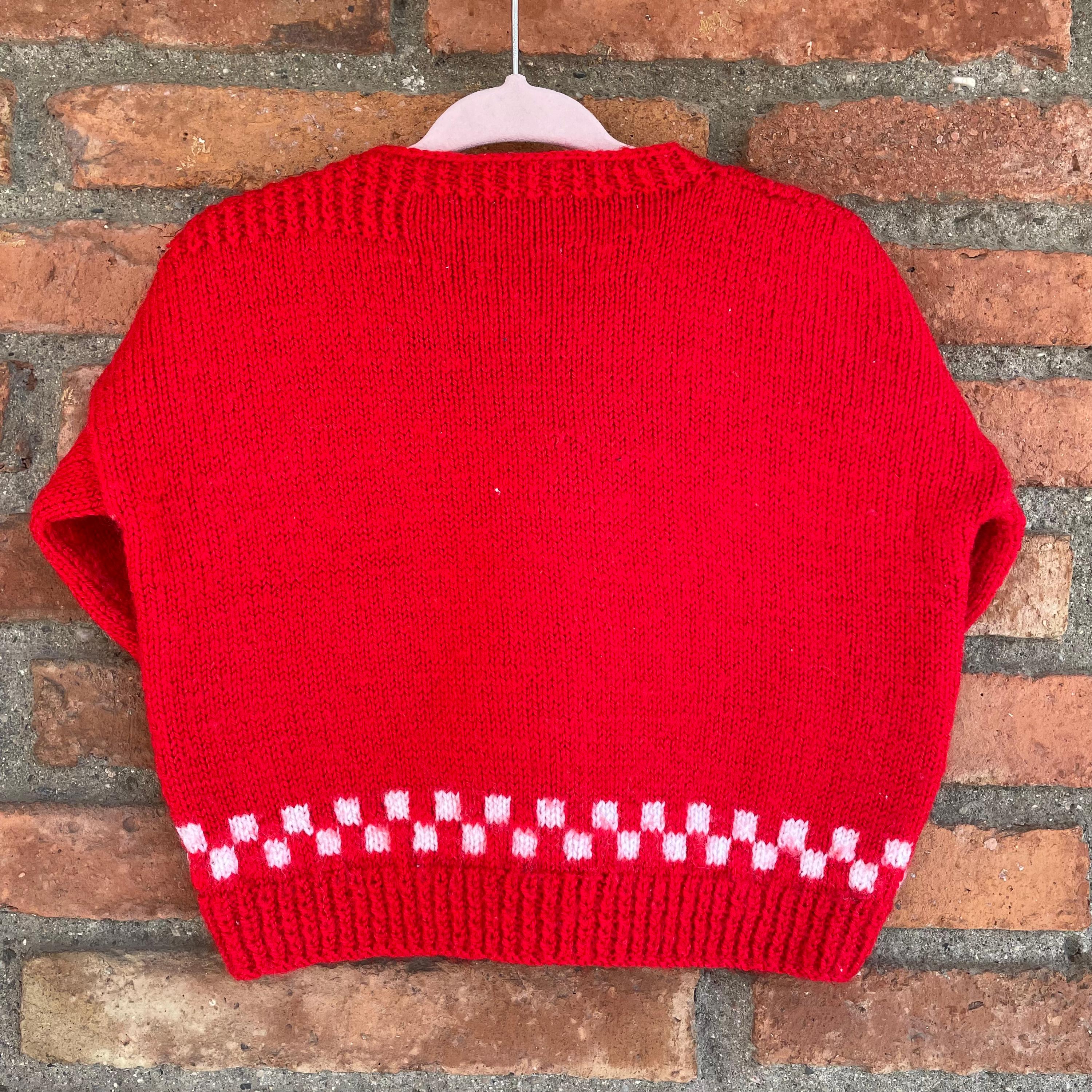 Pull fait main nounours 12 mois
