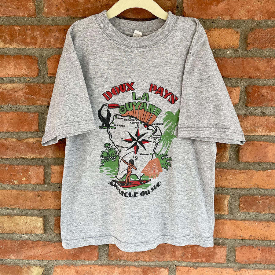 T-shirt souvenir vintage Guyane 8 ans