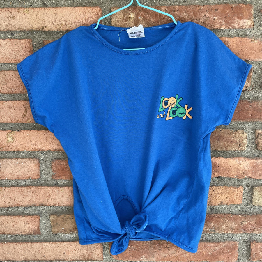 T-shirt look neuf bleu 6 ans