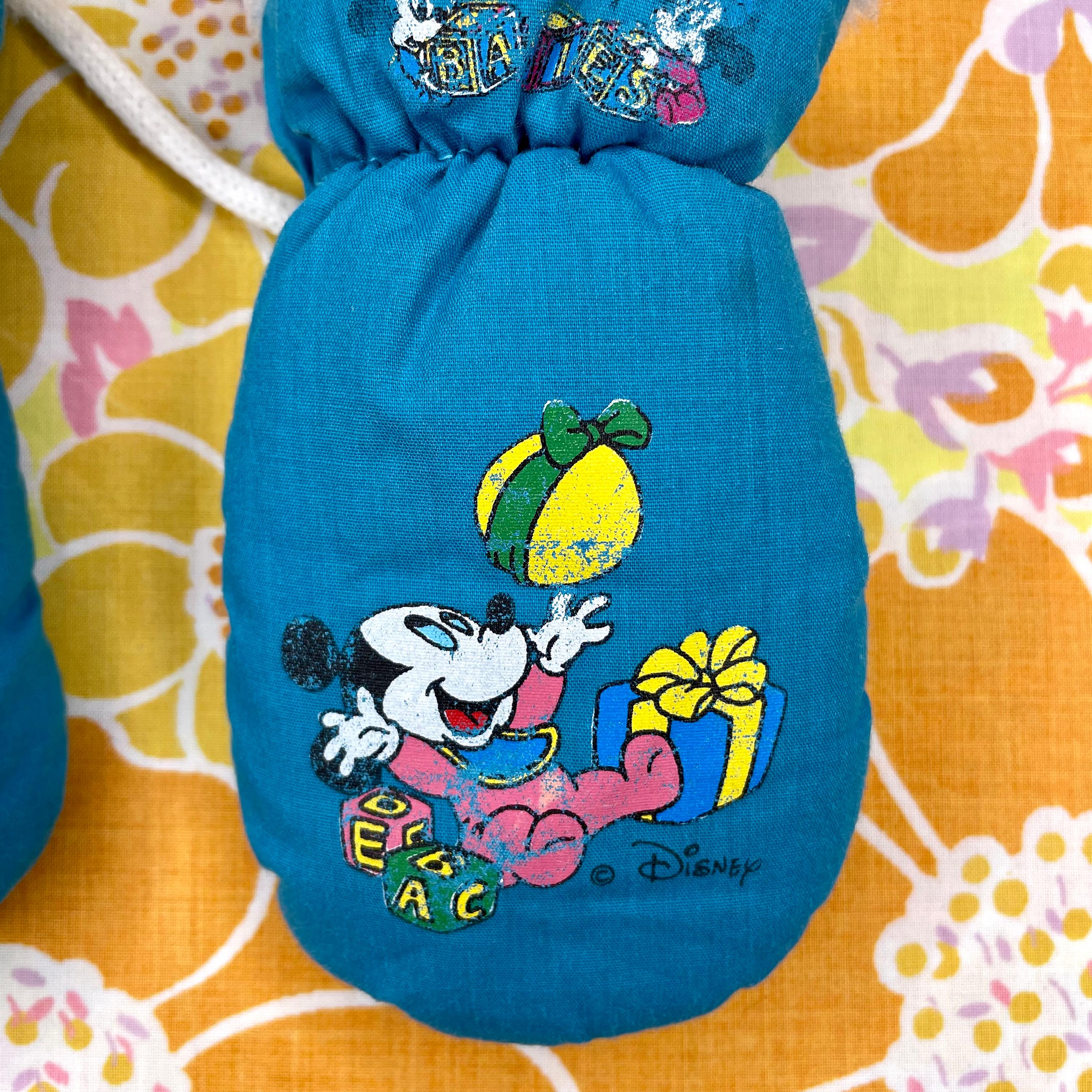 Moufles Mickey vintage 6-18 mois