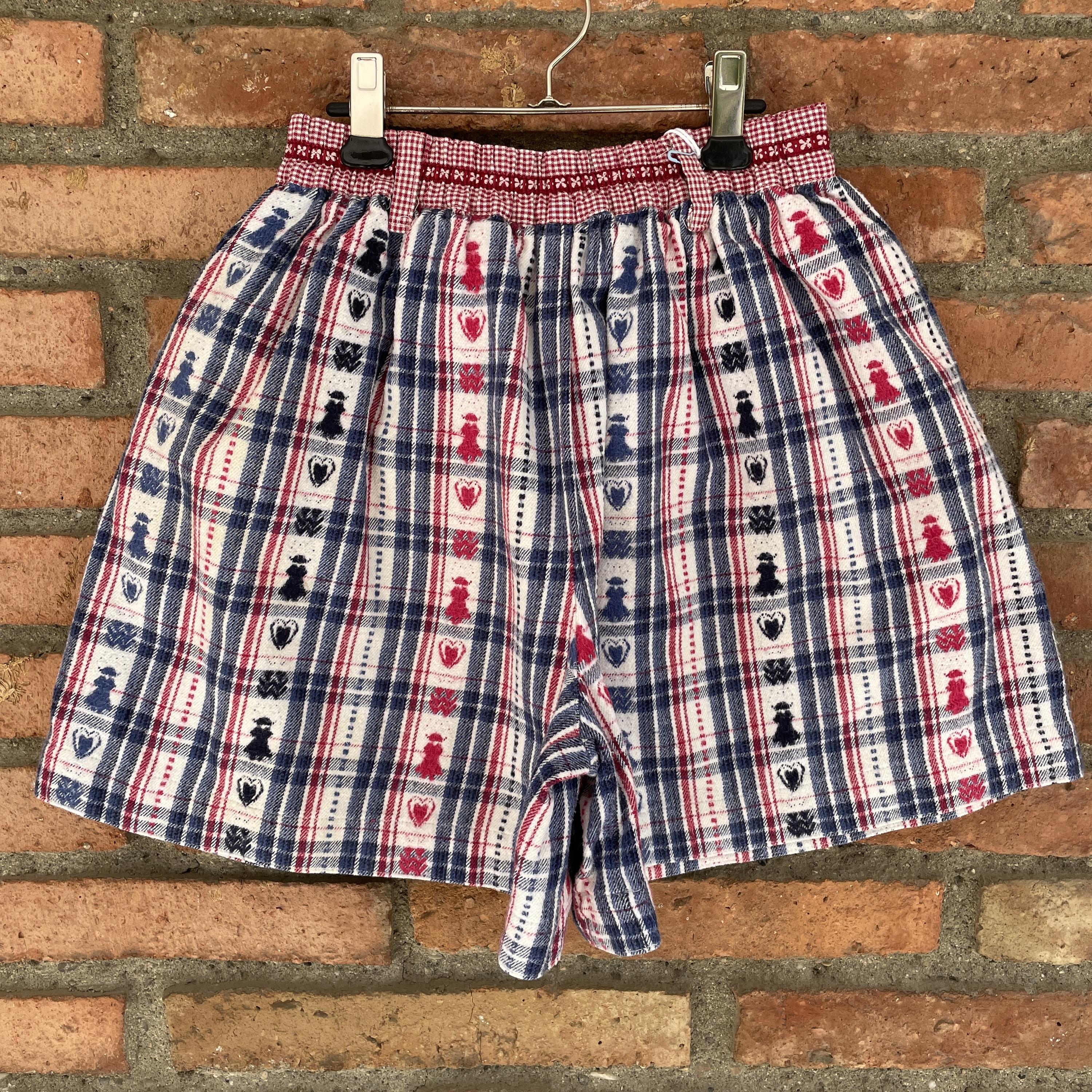 Short carreaux 7-8 ans