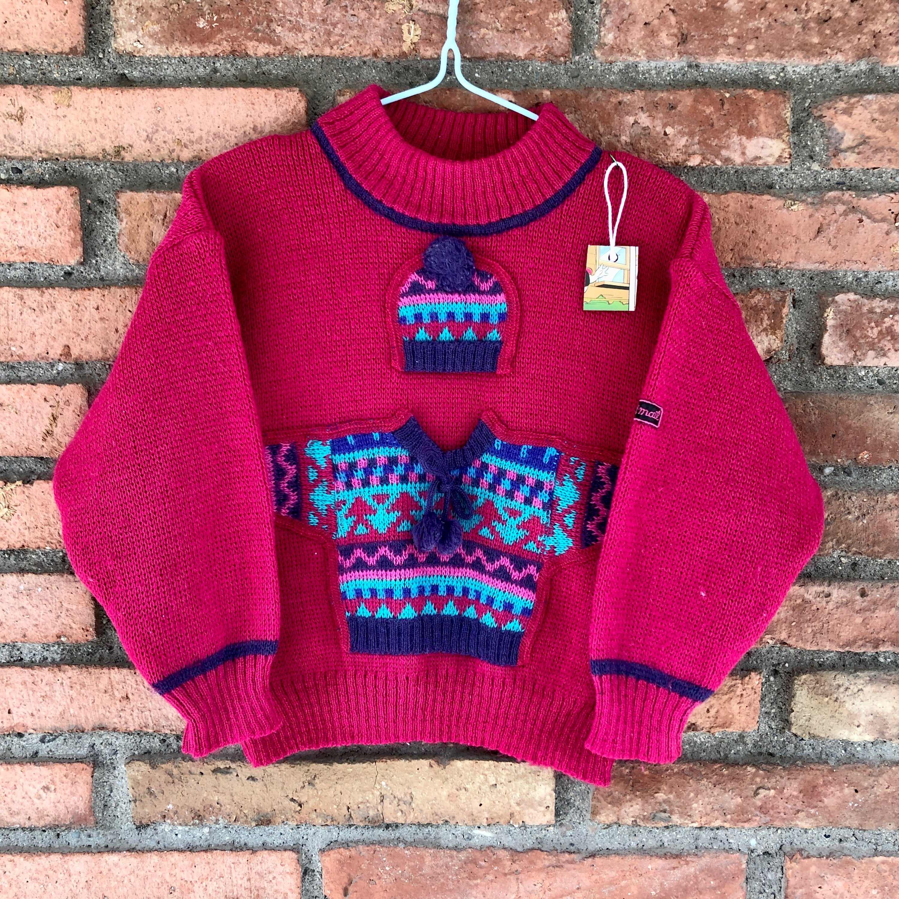 Pull bonnet 3-4 ans