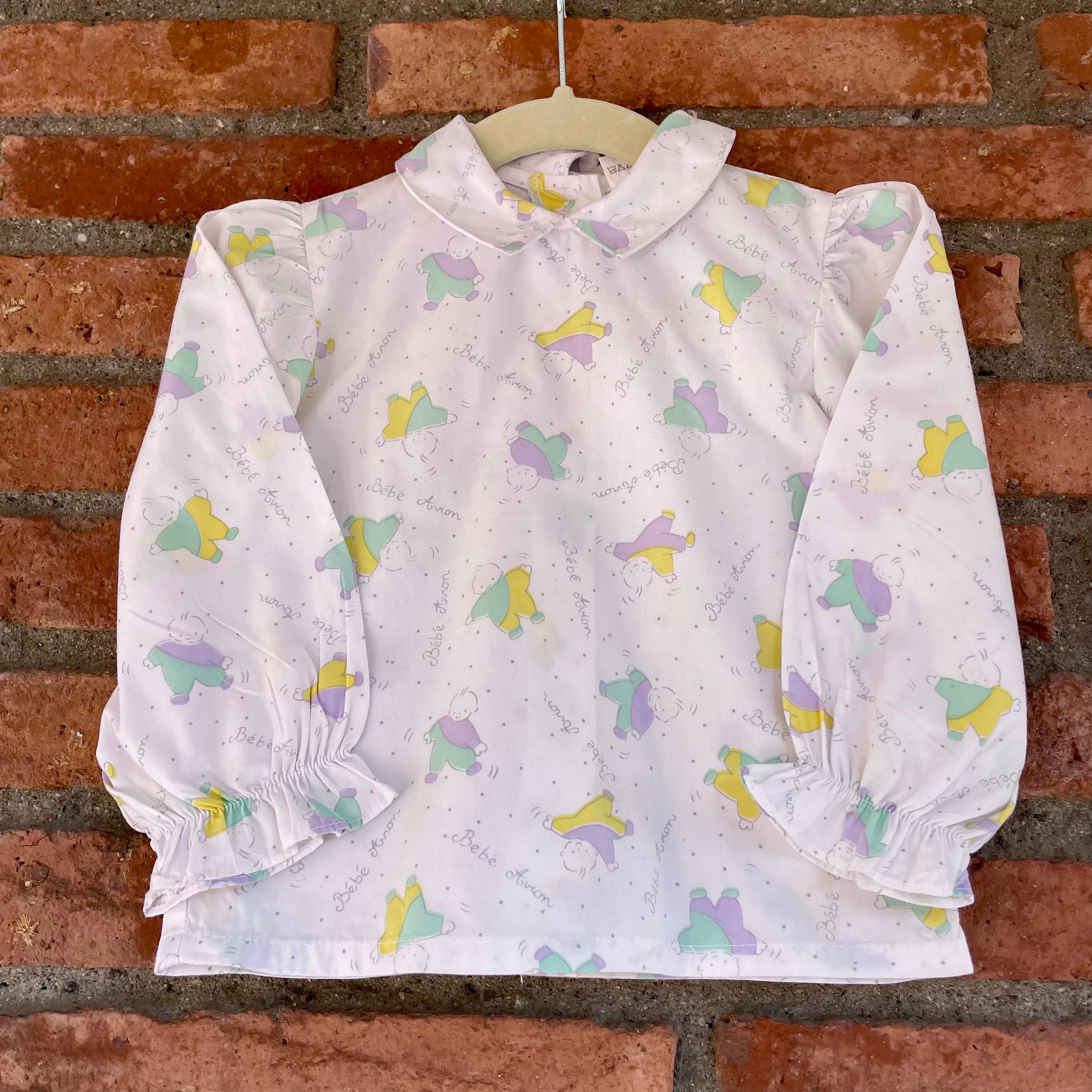 Chemisier pastel vintage 12 mois