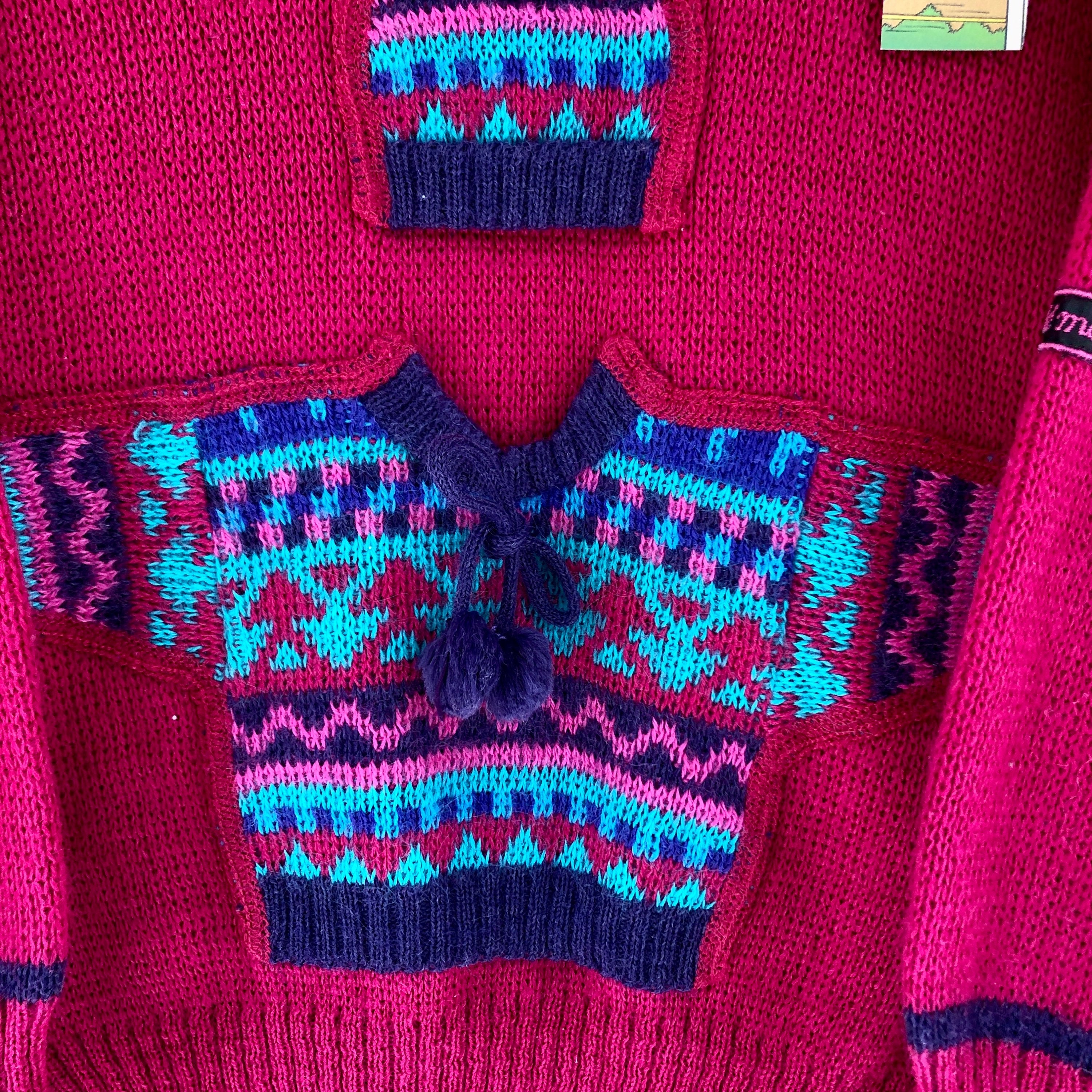 Pull bonnet 3-4 ans
