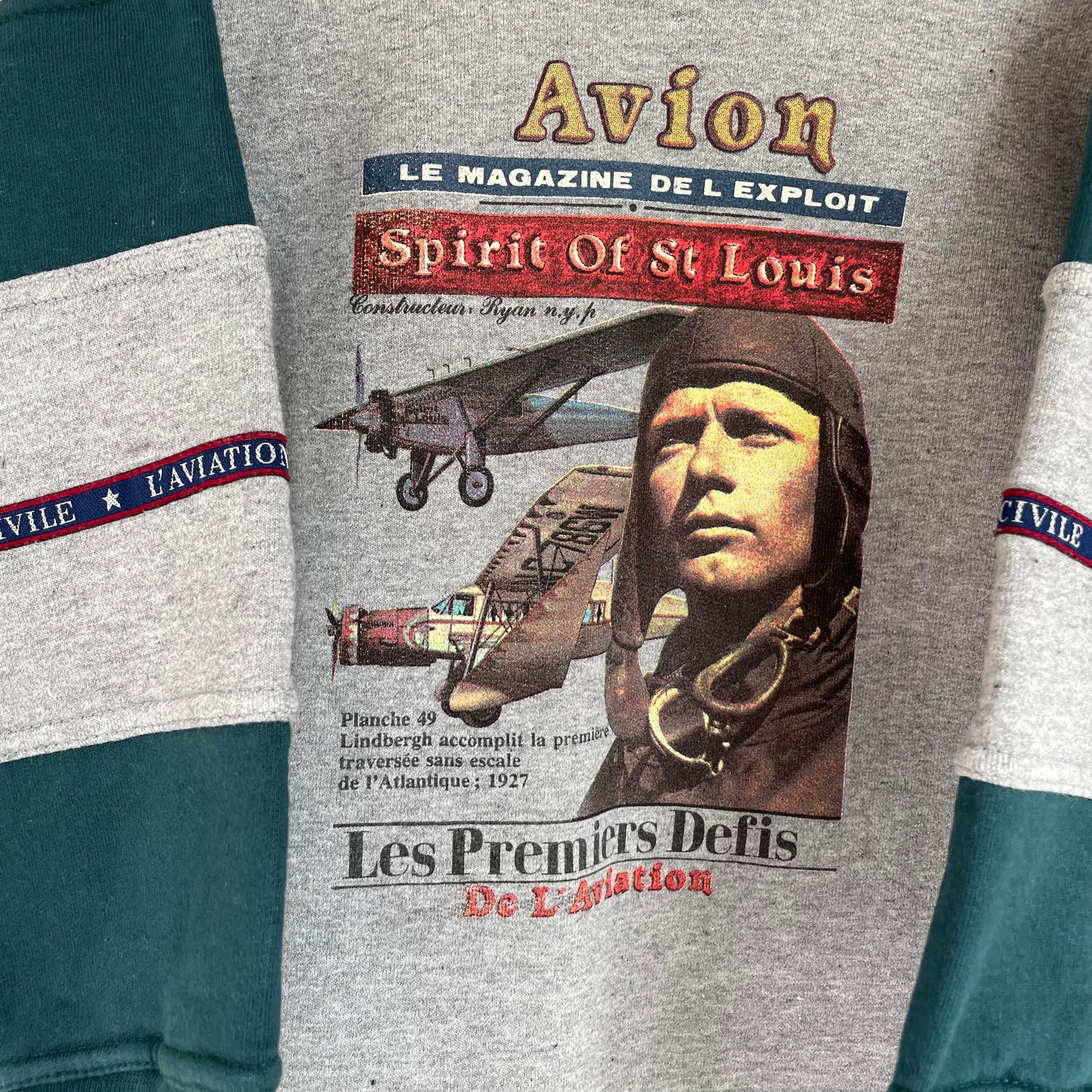 Sweat aviateur vintage 4 ans