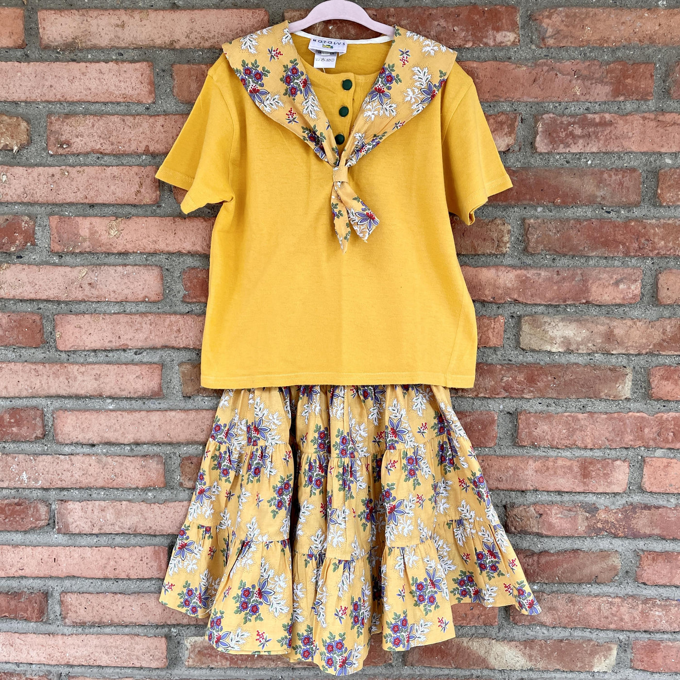 Ensemble jupe inspiration provençale 6 ans