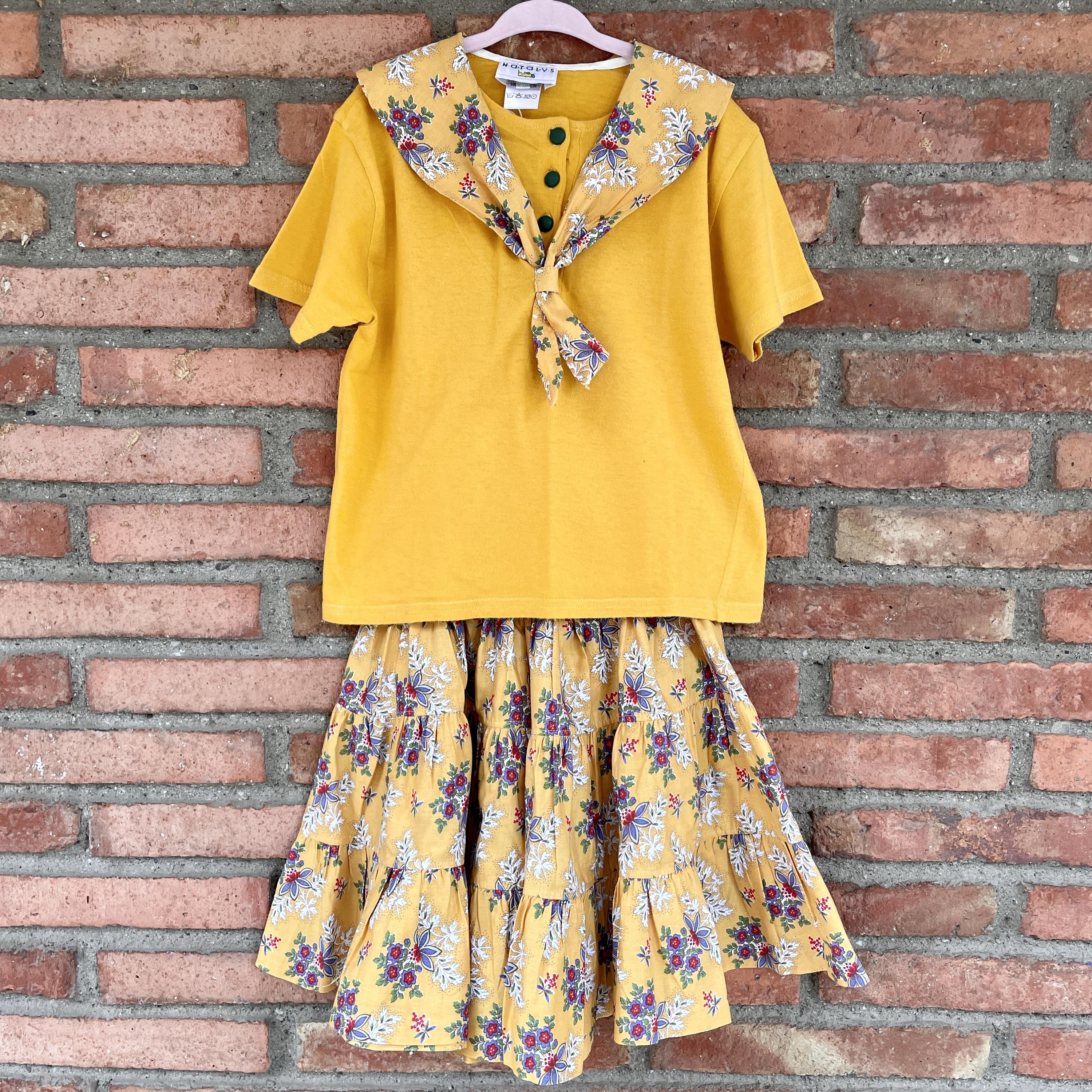 Ensemble jupe inspiration provençale 6 ans