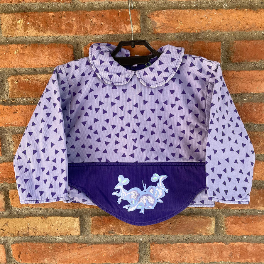 Blouse violette vintage 18-24 mois