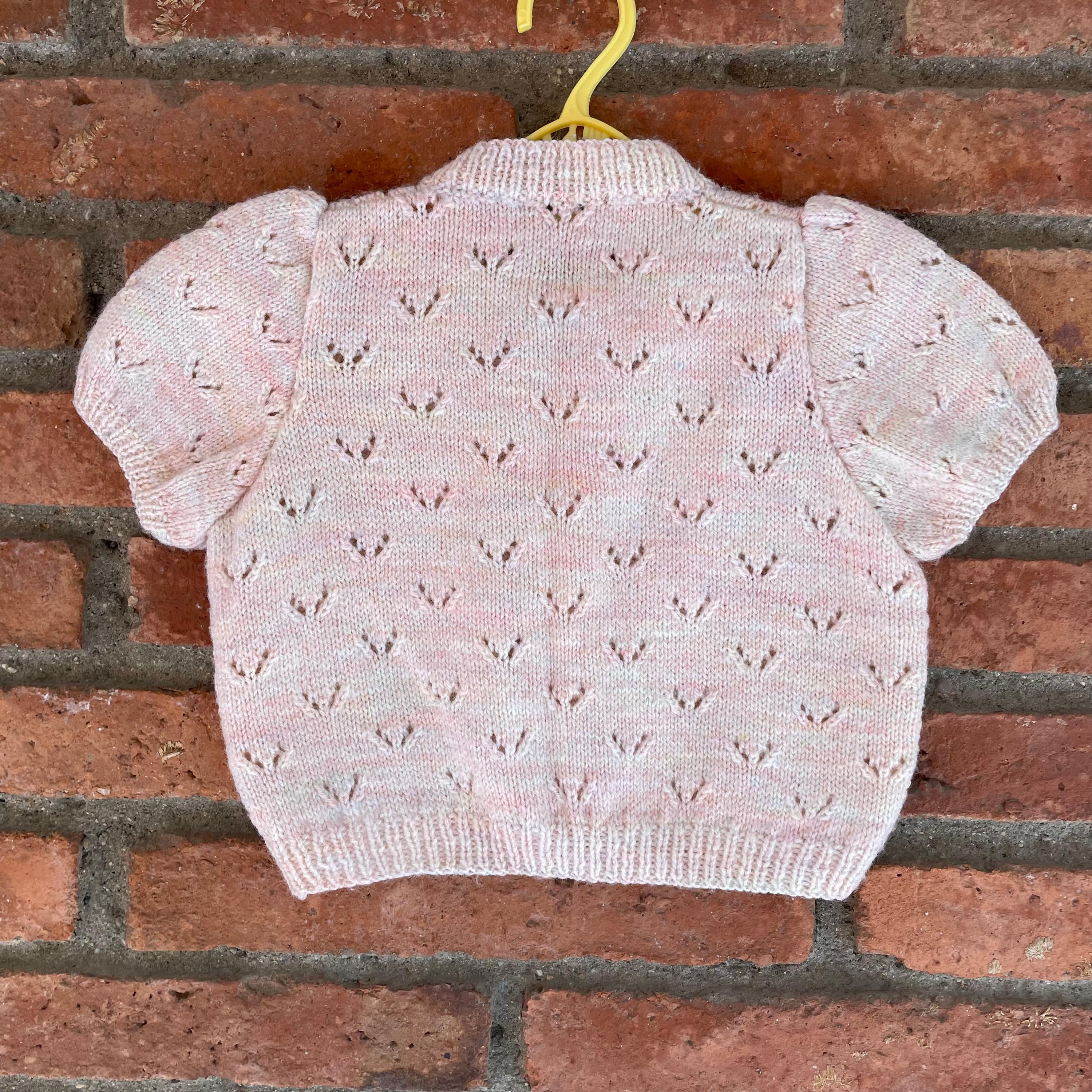 Gilet rose 12 mois