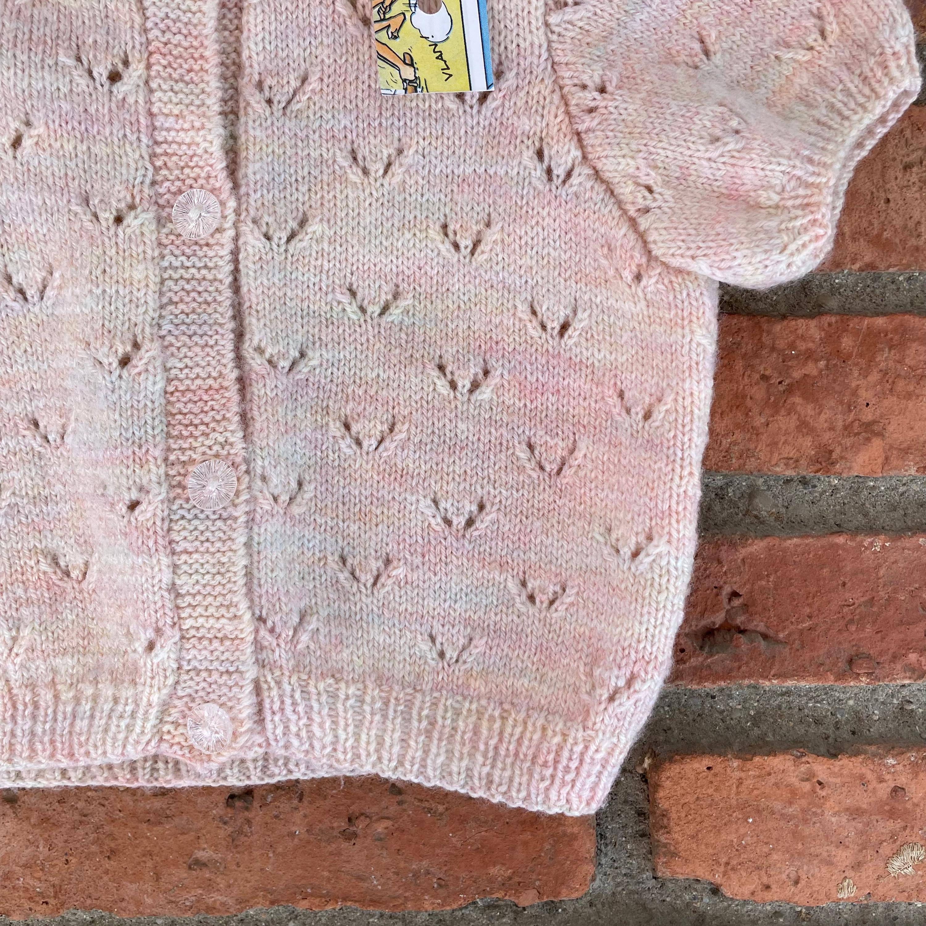 Gilet rose 12 mois