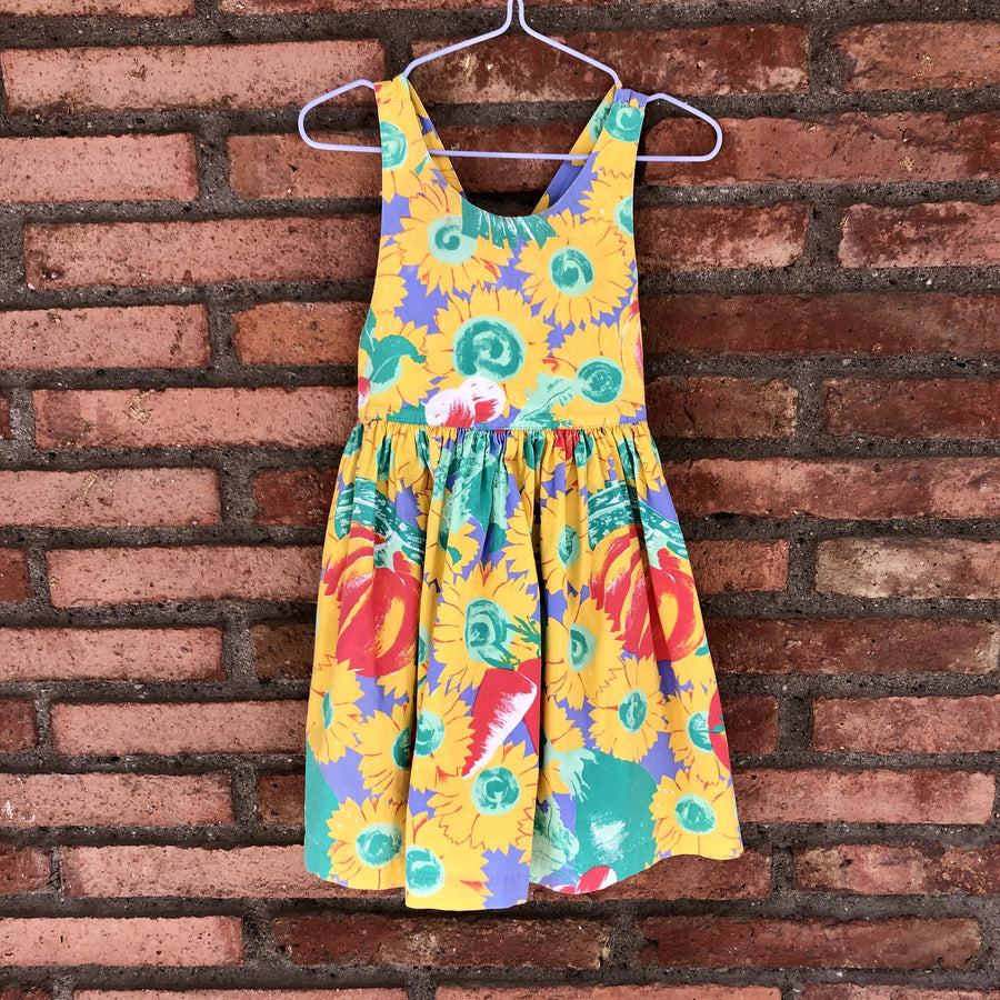 Robe tournesols 3 ans