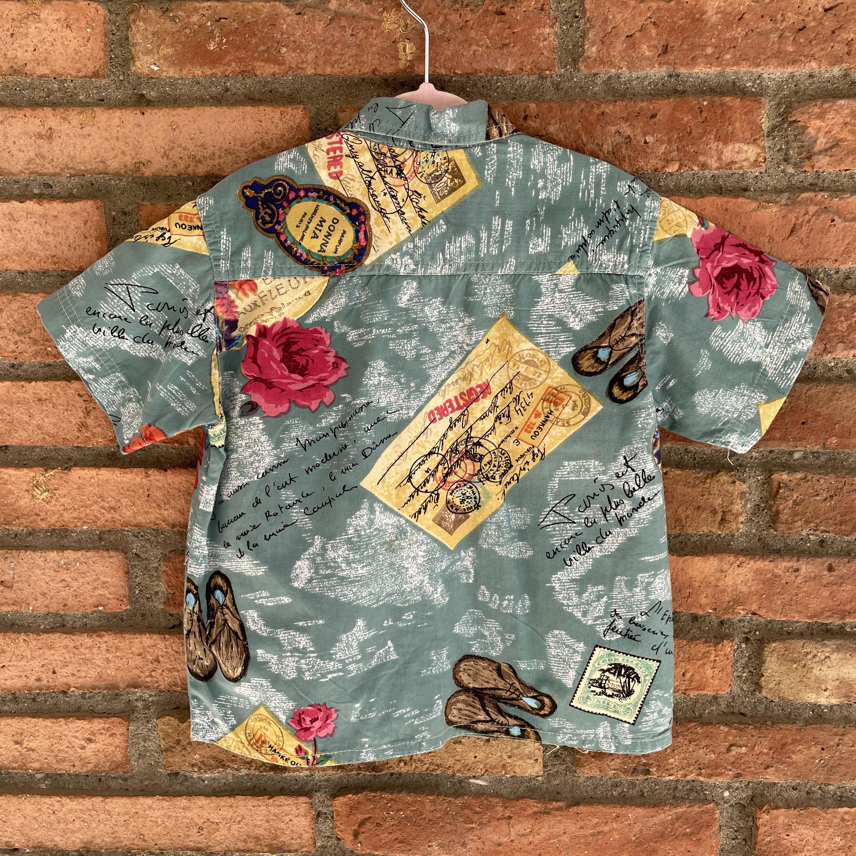 Chemisette tropicale 4 ans