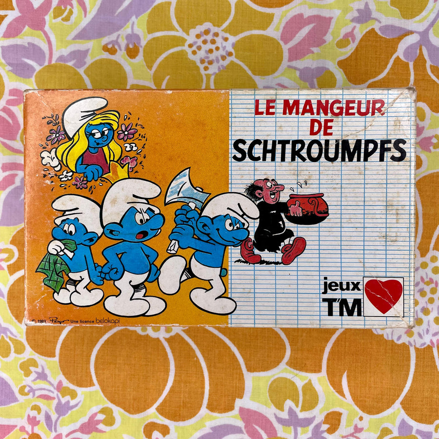 Jeu de cartes Schtroumpf vintage