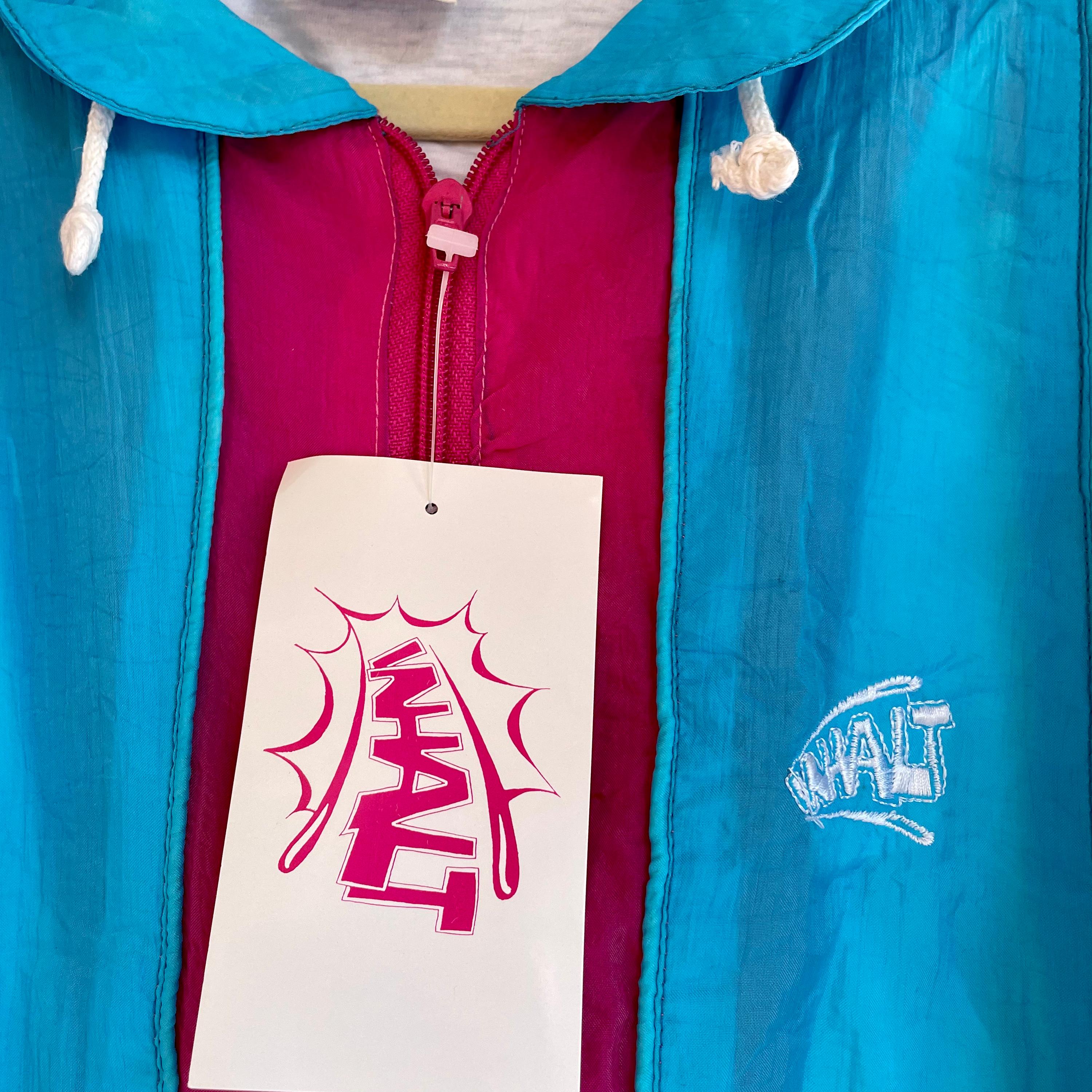 Ensemble jogging fluo turquoise vintage 80's 8-10 ans