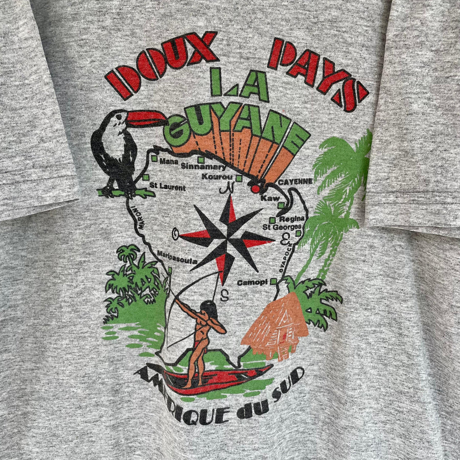 T-shirt souvenir vintage Guyane 8 ans