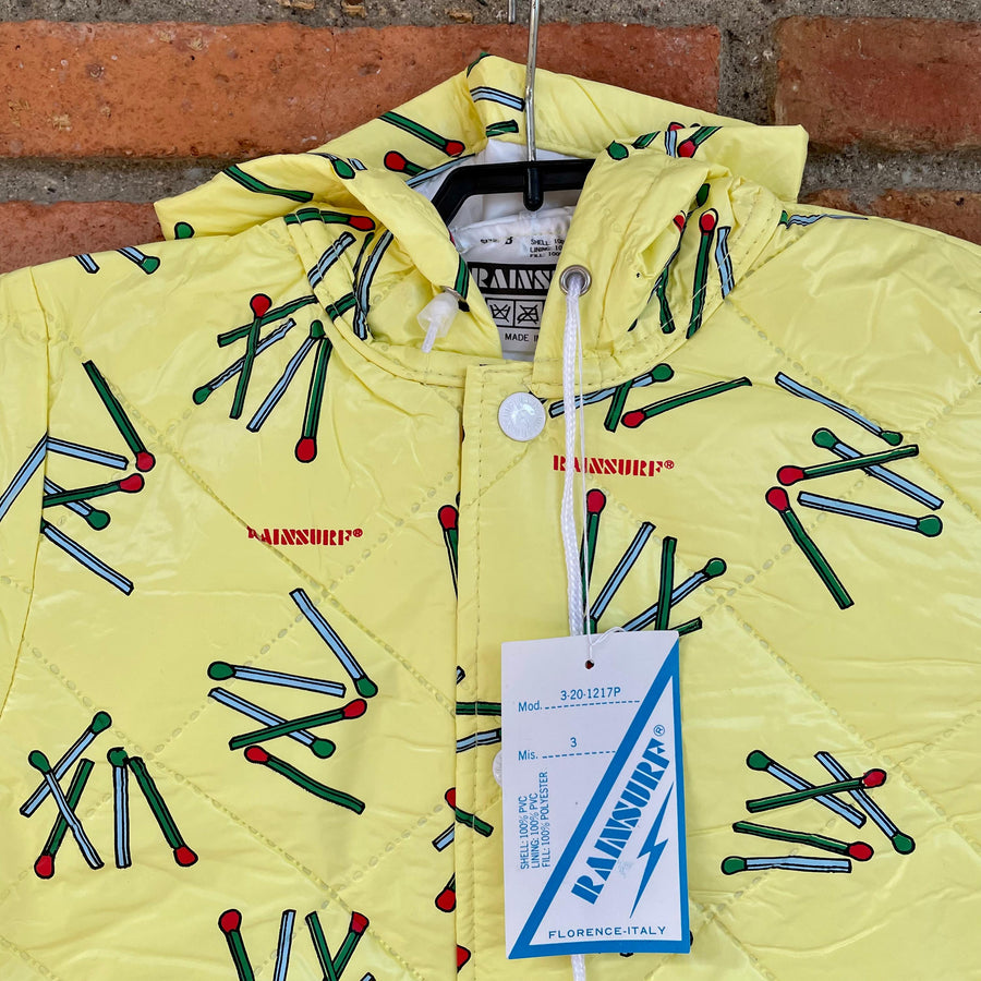 Imperméable allumettes jaune 3 à 8 ans