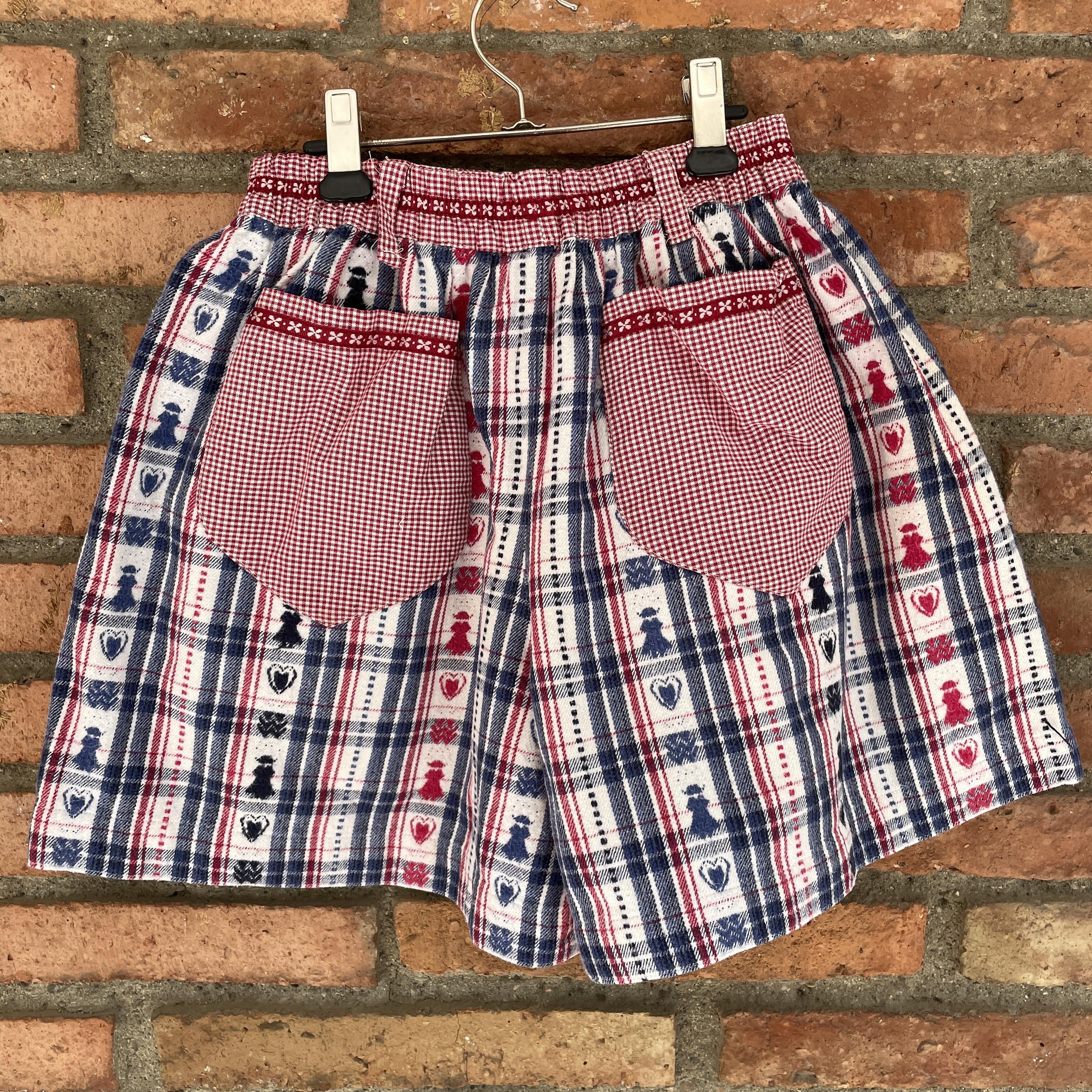 Short carreaux 7-8 ans