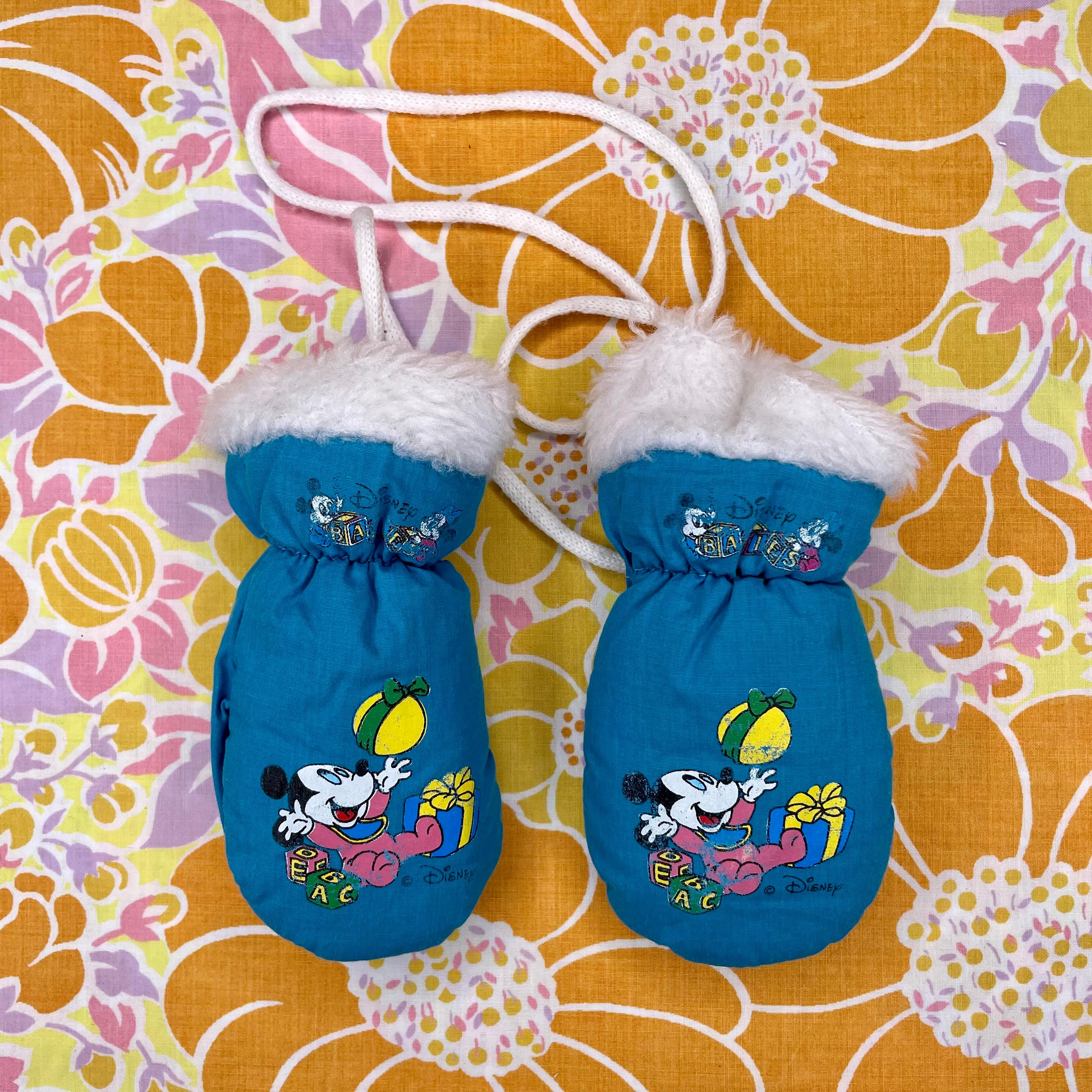 Moufles Mickey vintage 6-18 mois